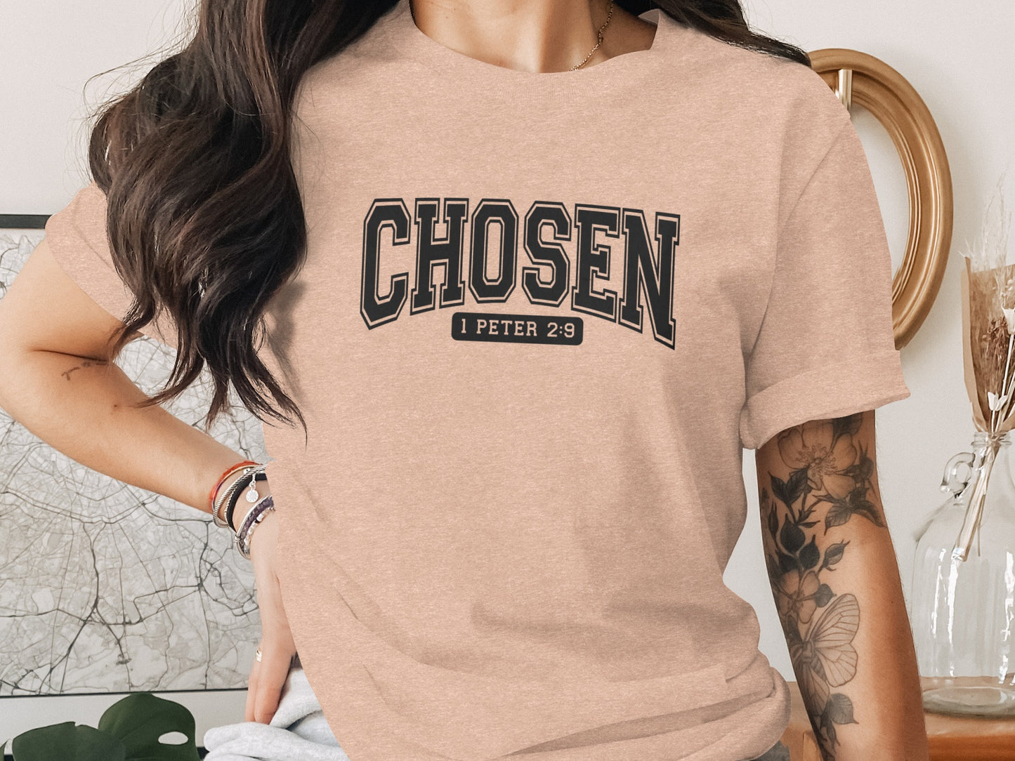 Stylish Chosen I Peter 2:9 Graphic T-Shirt Product