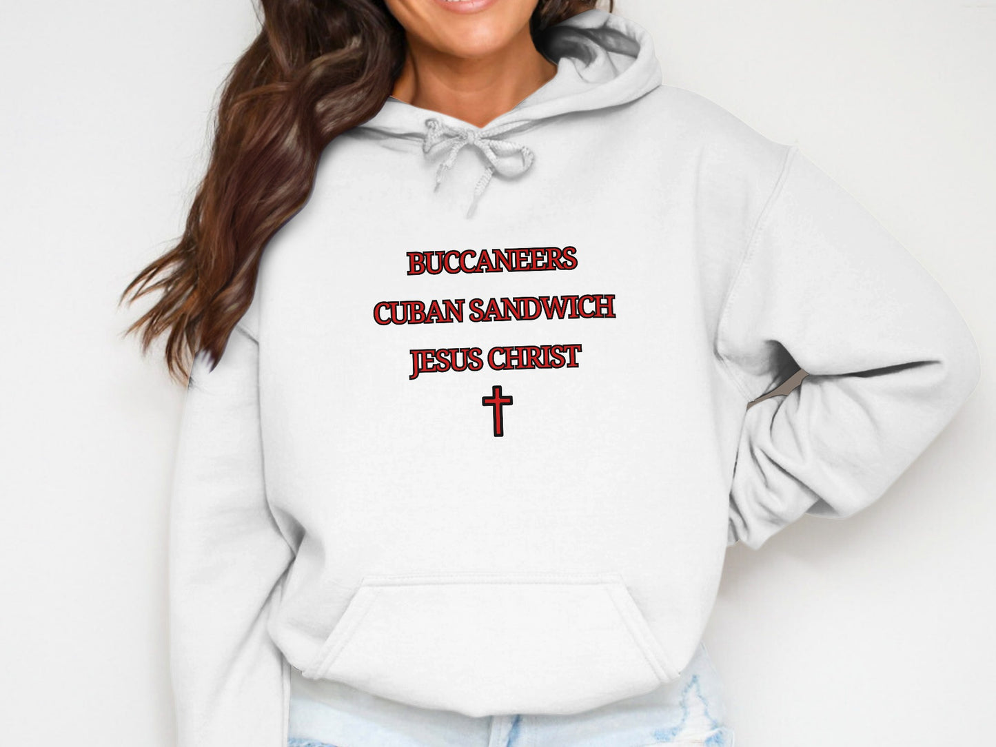 Buccaneers Cuban Sandwich Jesus Christ Hoodie product type