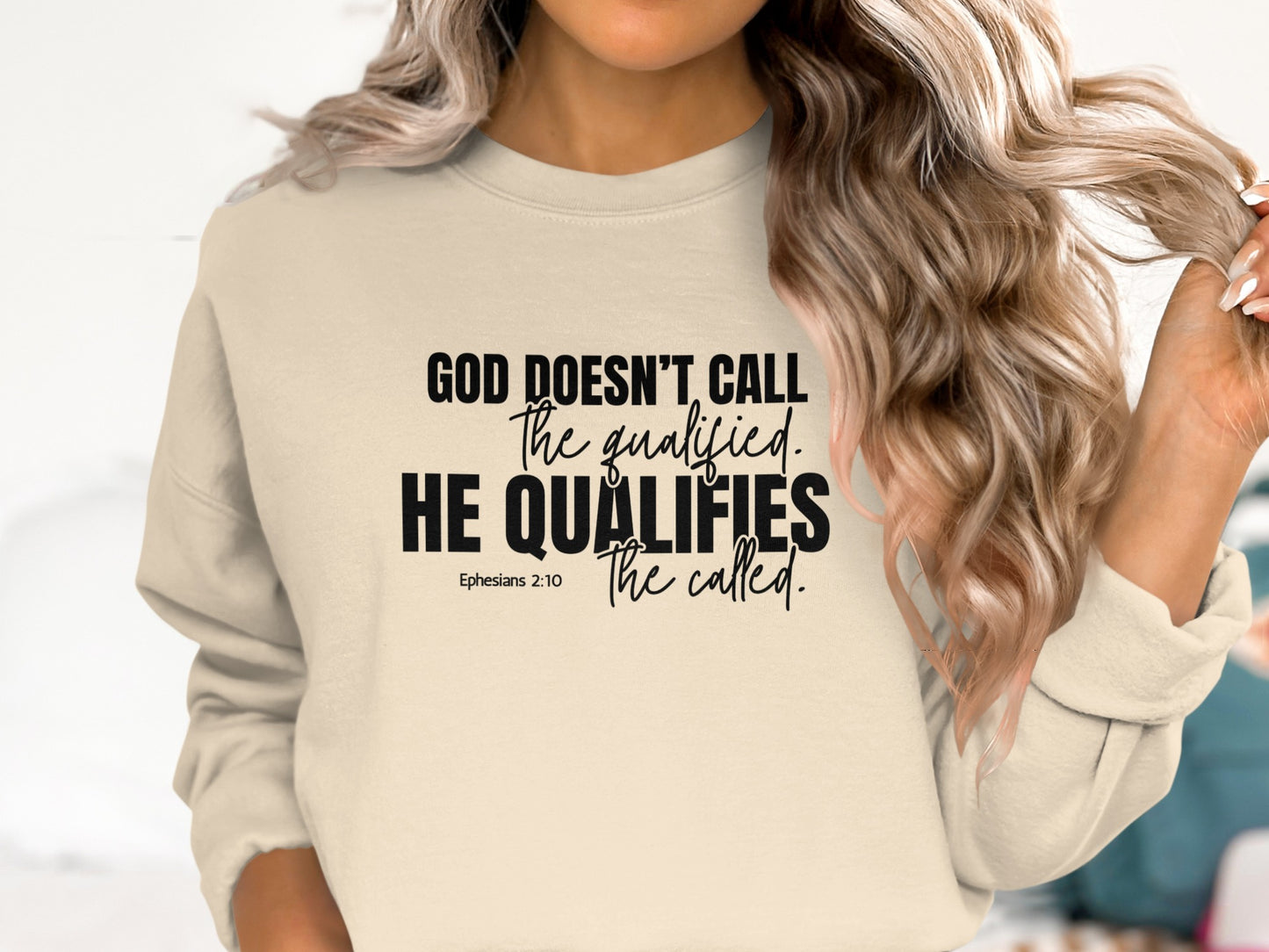 God Doesn't Call The Qualified He Qualifies the Called product type