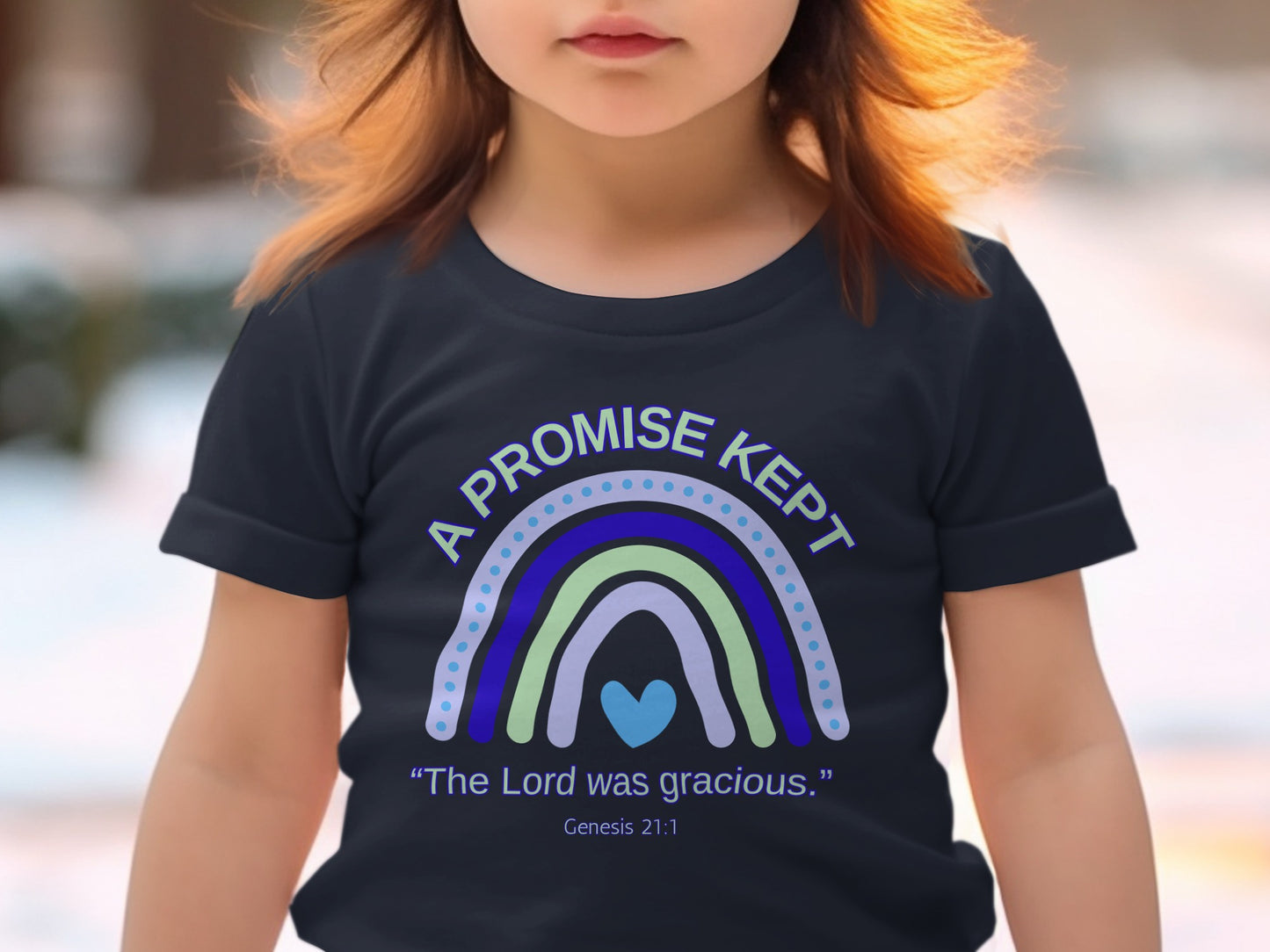 A Promise Kept Rainbow Design Biblical Quote Shirt