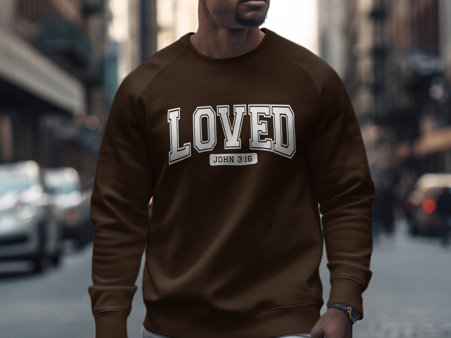 Loved John 3:16 Sweatshirt Product