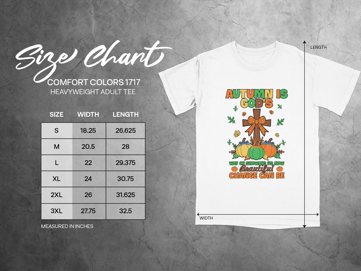 Autumn Is God's Way of Showing How Beautiful Change T-shirt