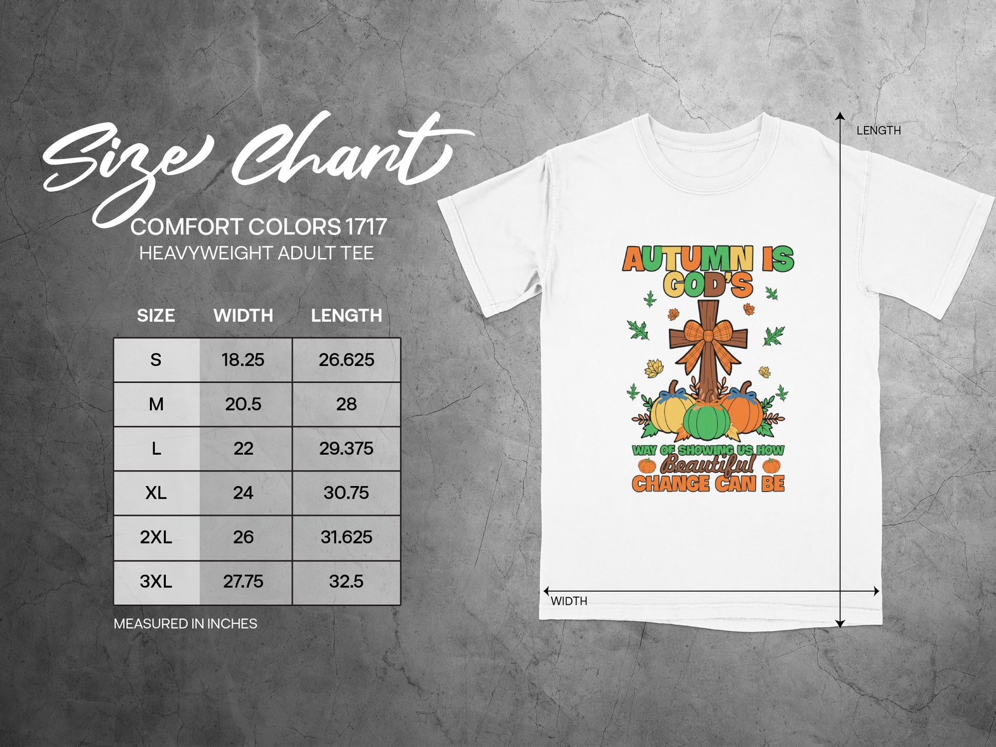 Autumn Is God's Way of Showing How Beautiful Change T-shirt