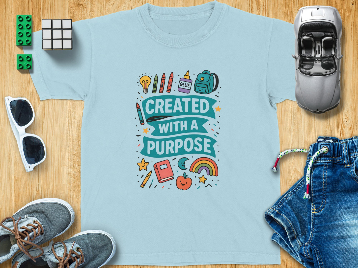 Created With A Purpose Graphic Kids T-Shirt