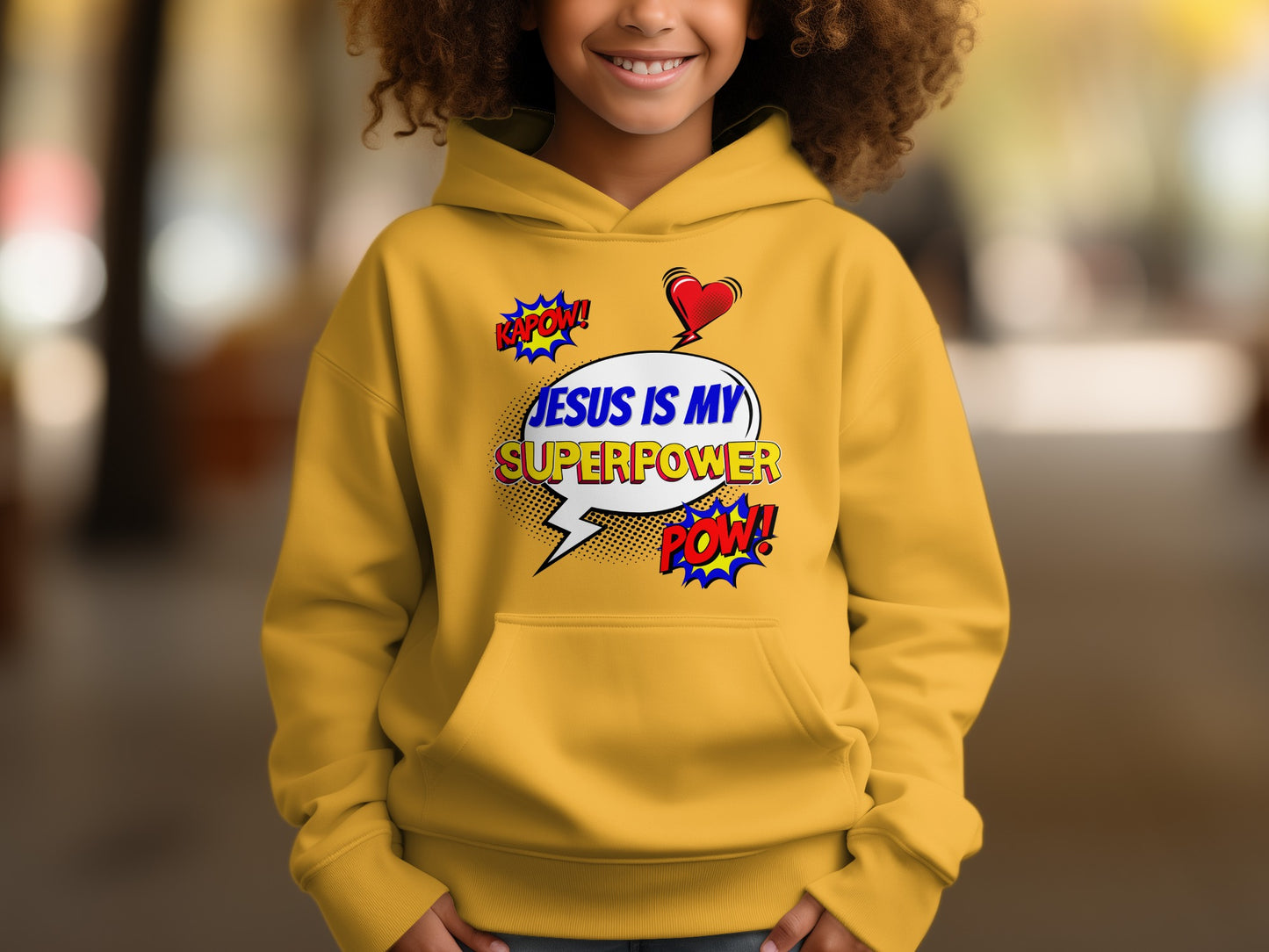 Jesus Is My Superpower Graphic Hoodie Product