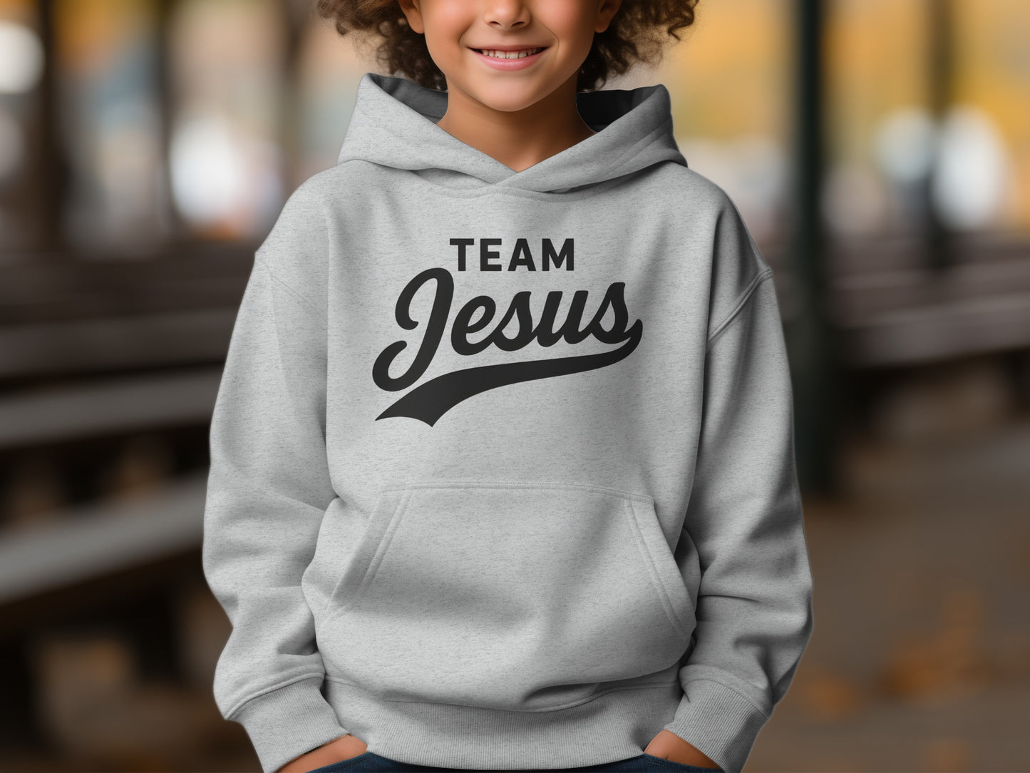 Team Jesus Hooded Sweatshirt for Children