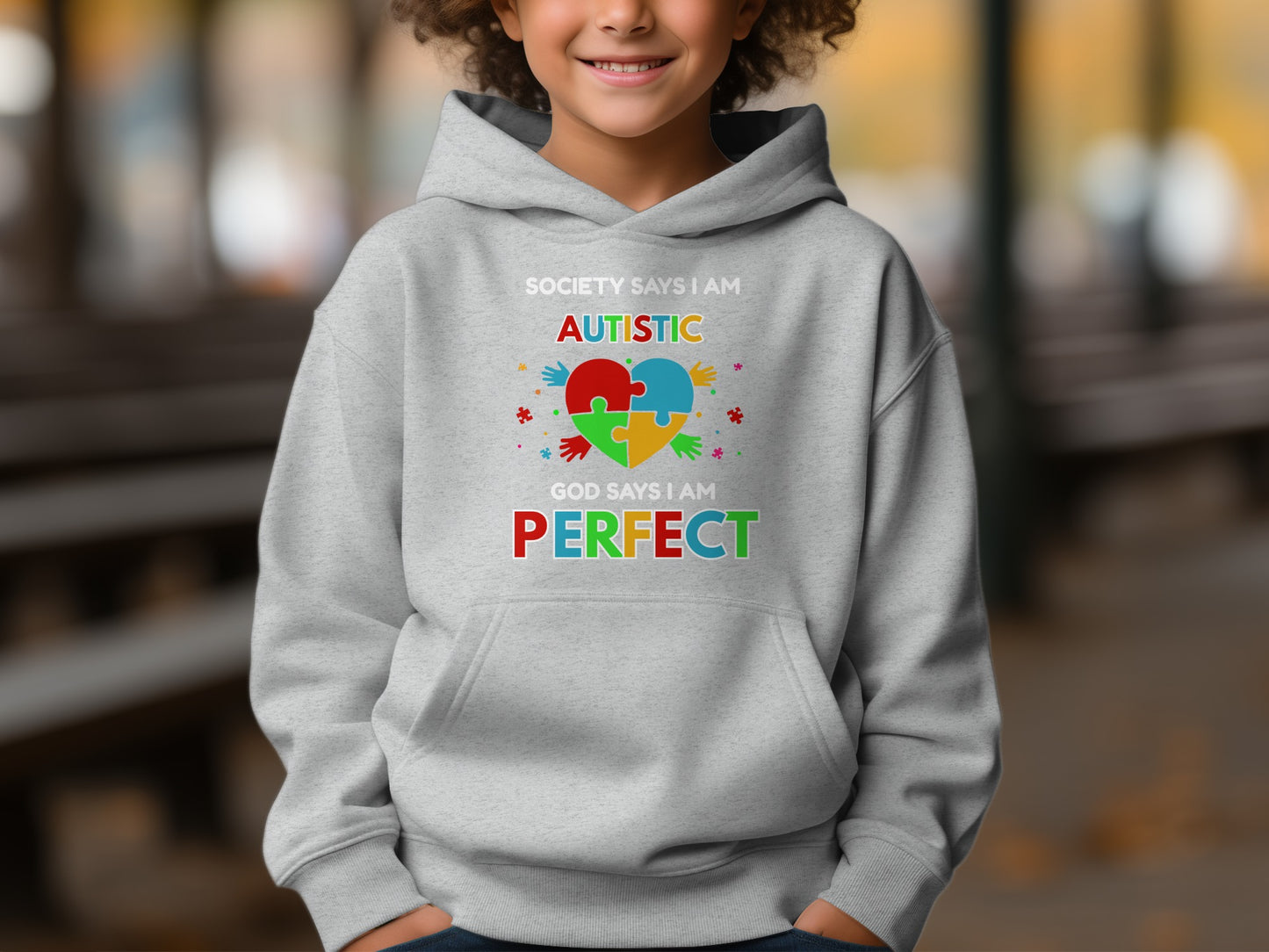 Society Says I Am Autistic God Says I Am Perfect Hoodie