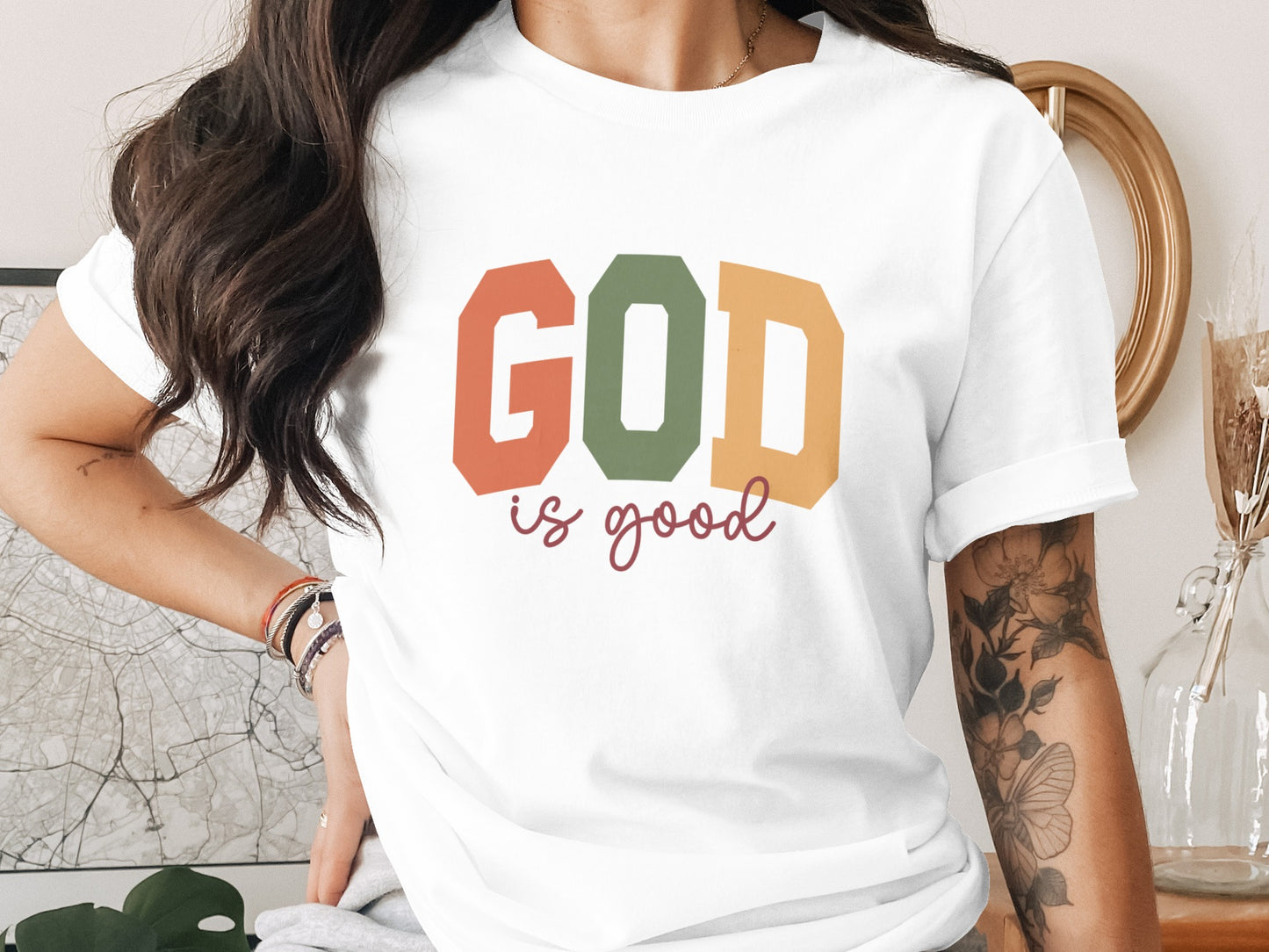 God Is Good Graphic Tee for Casual Wear