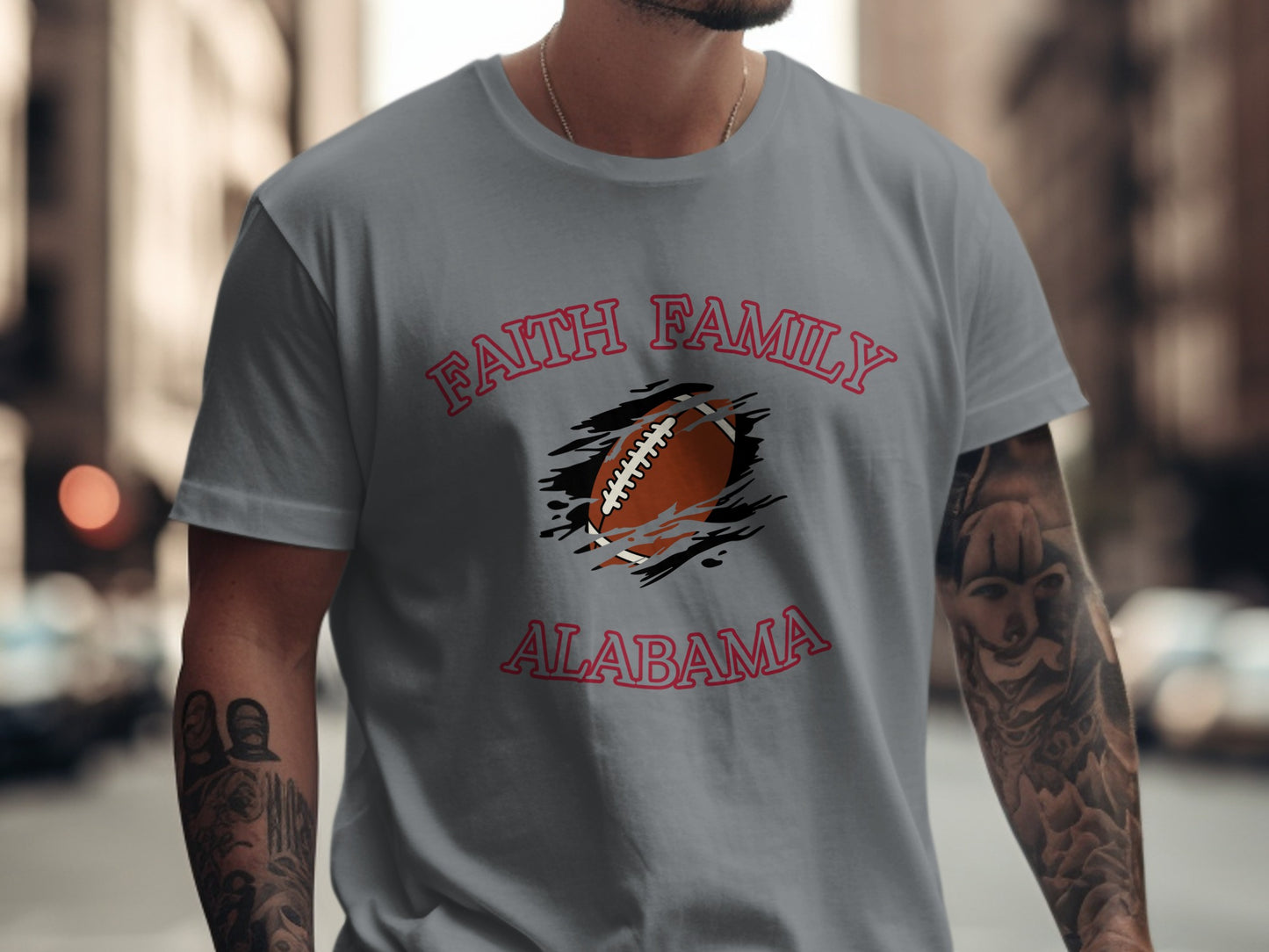 Faith Family Alabama Football Graphic Tee