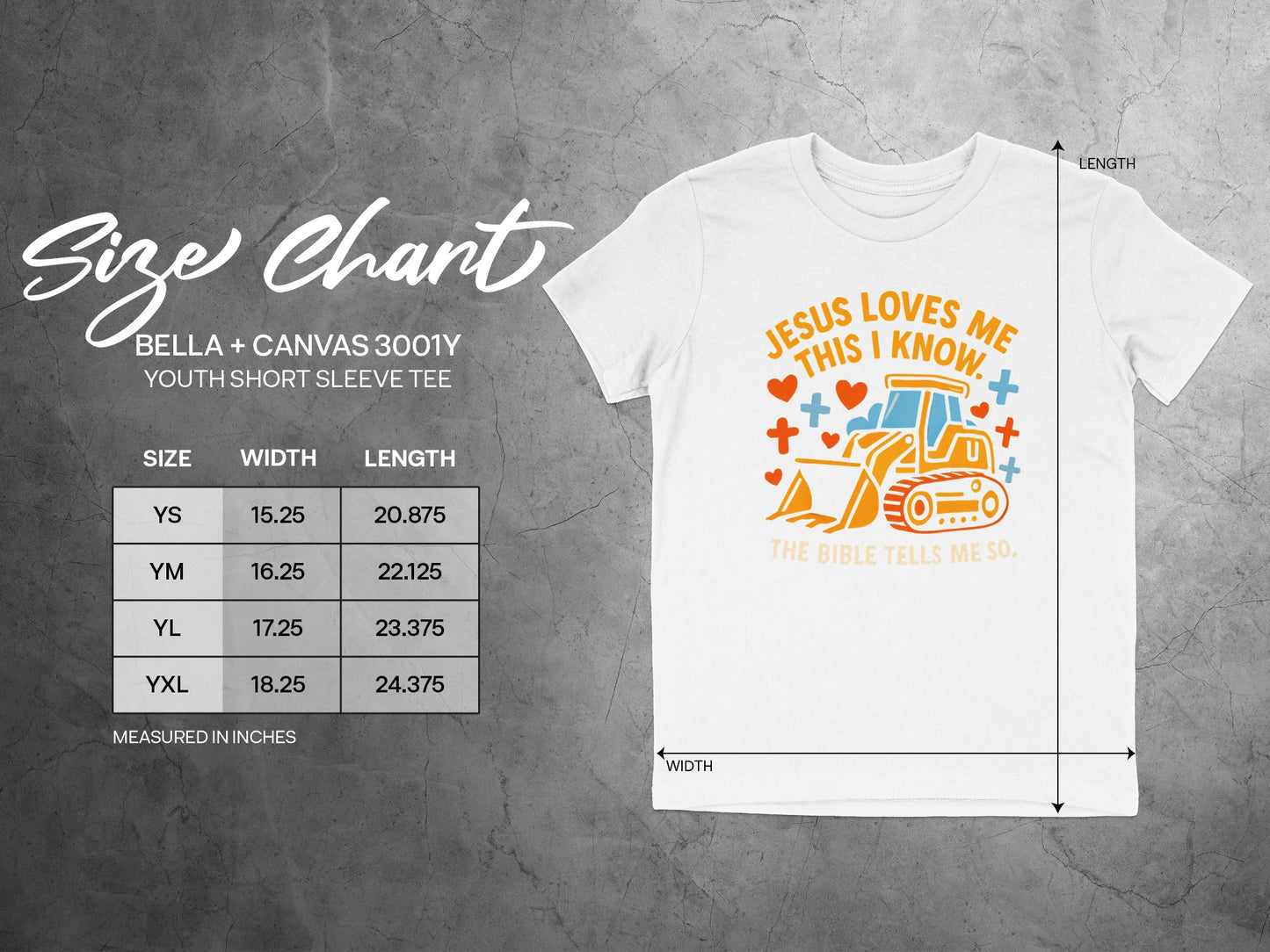 Jesus Loves Me This I Know Youth Short Sleeve Tee