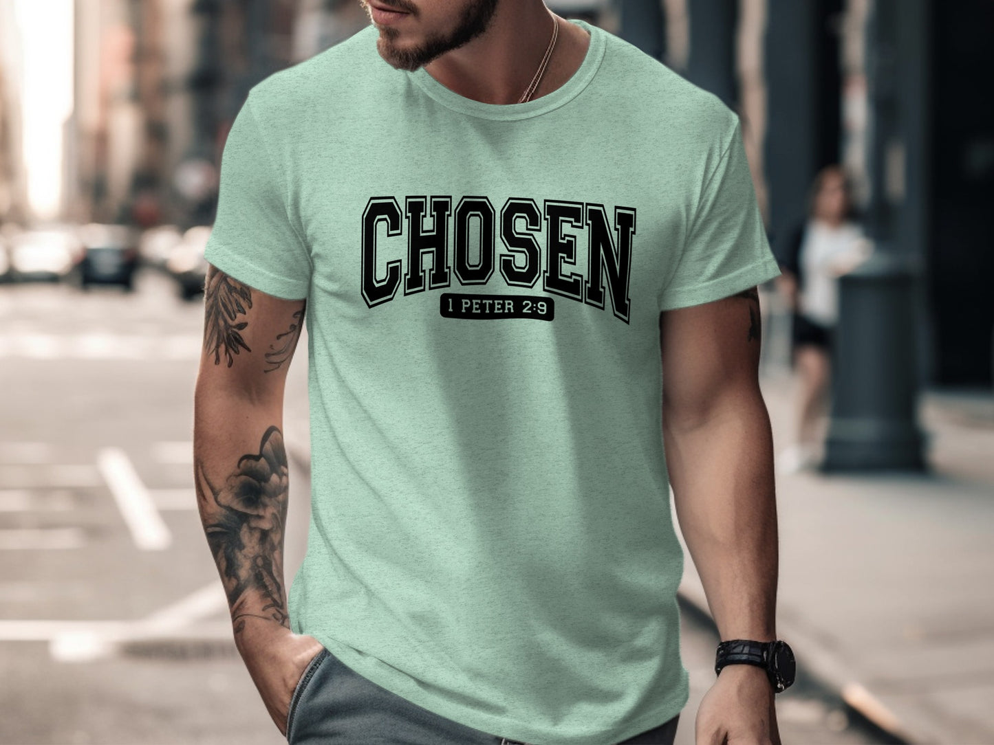 Chosen 1 Peter 2:9 Inspirational Quote T-shirt