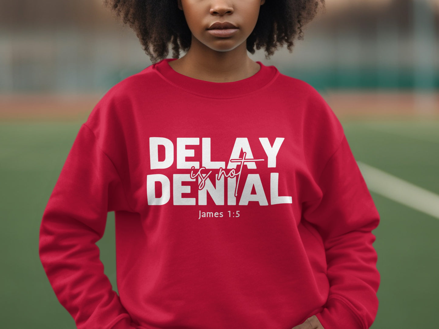 Delay Is Not Denial James 1:5 Sweatshirt product type