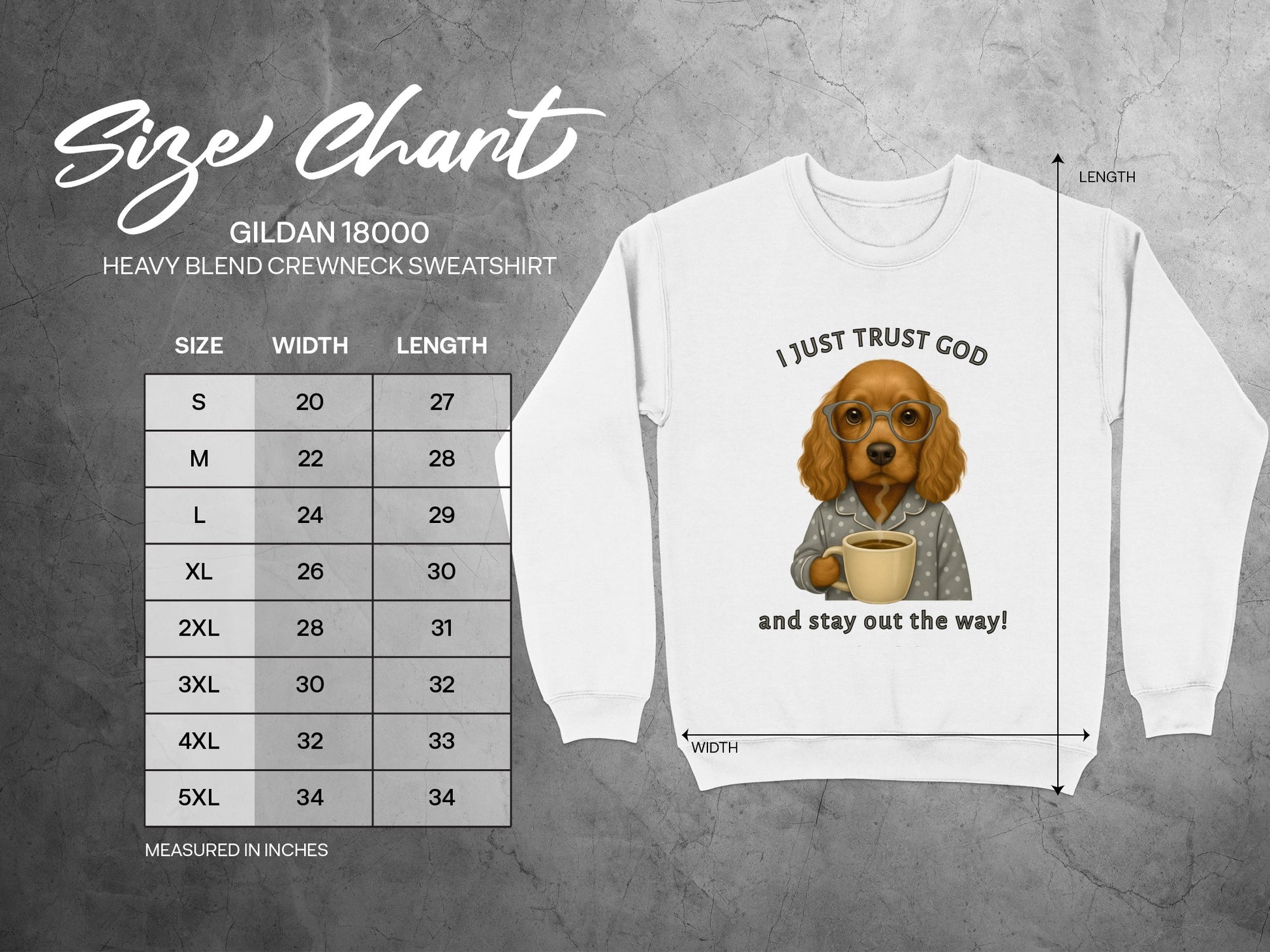 I Just Trust God and Stay Out the Way Sweatshirt