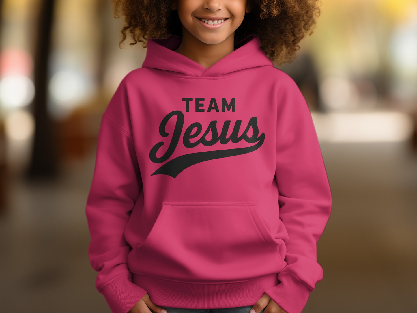 Team Jesus Bold and Inspirational Hoodie Product