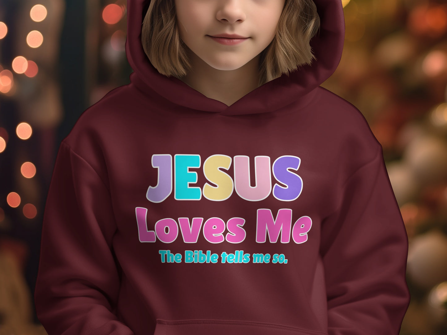 JESUS Loves Me The Bible Tells Me So Hoodie