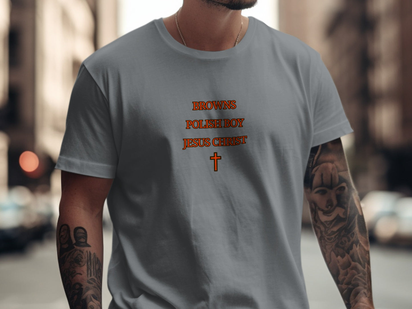 Browns Polish Boy Jesus Christ T-shirt product