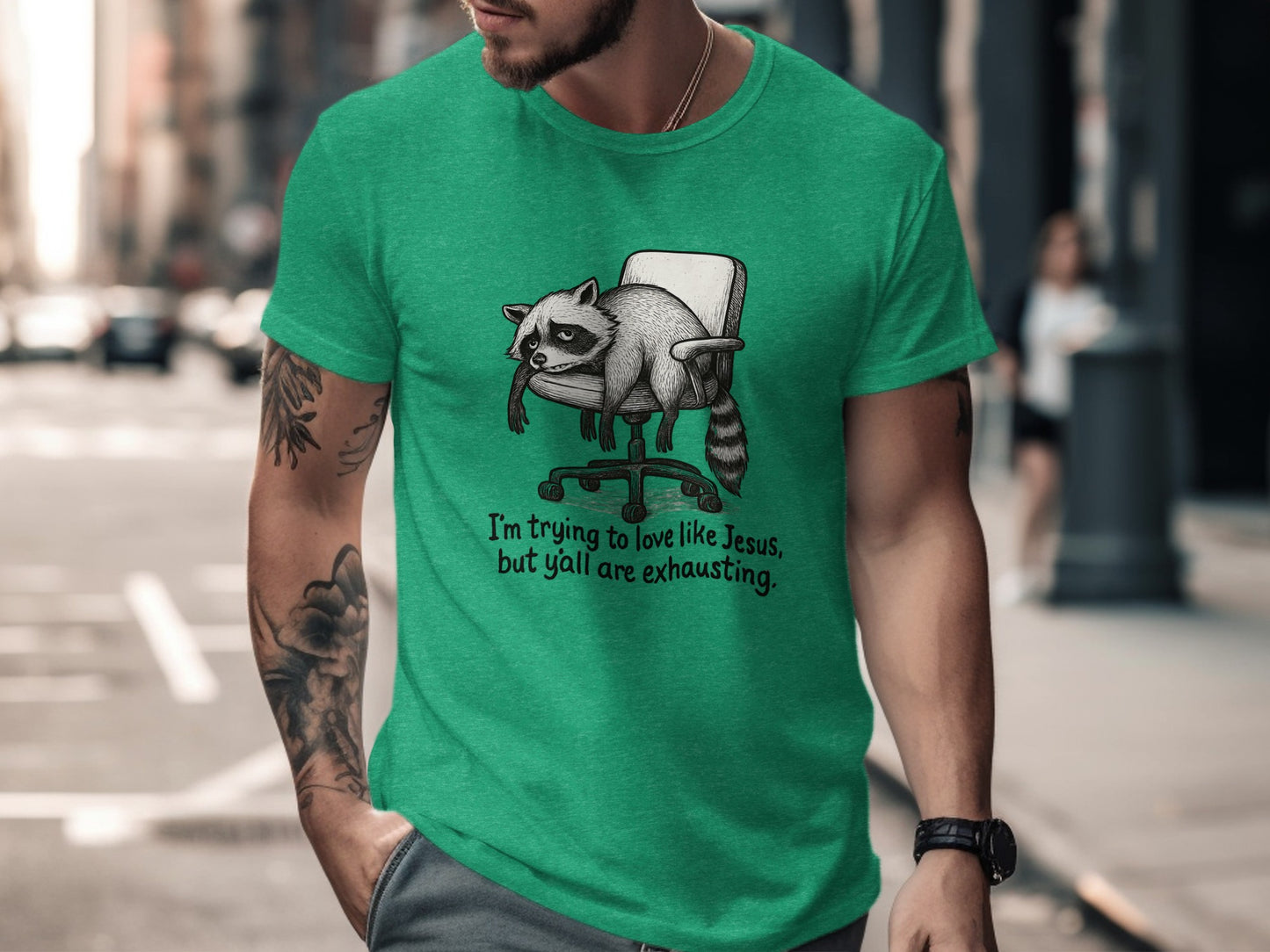 I'm Trying to Live Like Jesus Y'all Are Exhausting Shirt