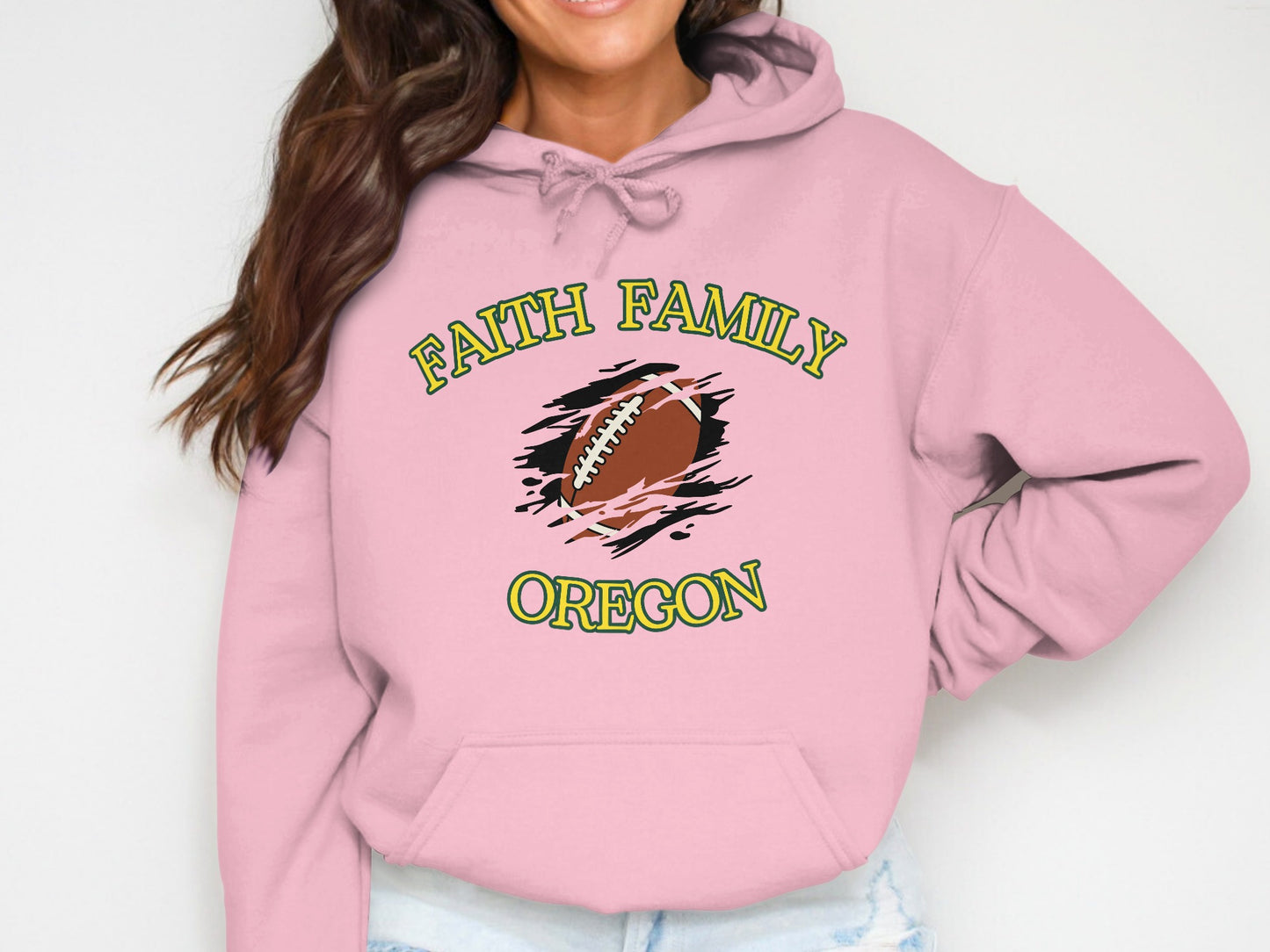 Faith Family Oregon Football Hoodie product