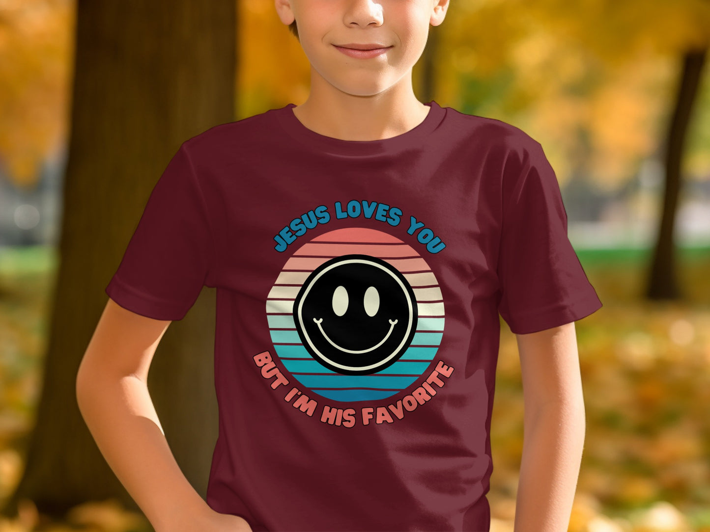 JESUS LOVES YOU BUT I'M HIS FAVORITE T-SHIRT