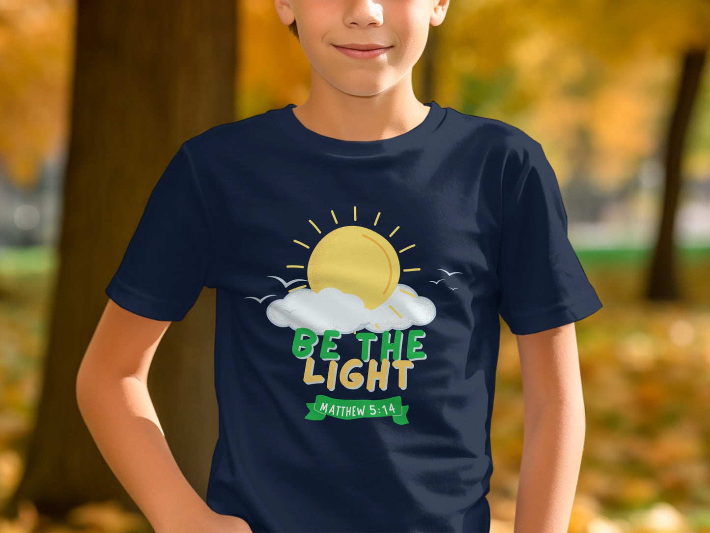 Be the Light Matthew 5:14 Inspiring T-shirt