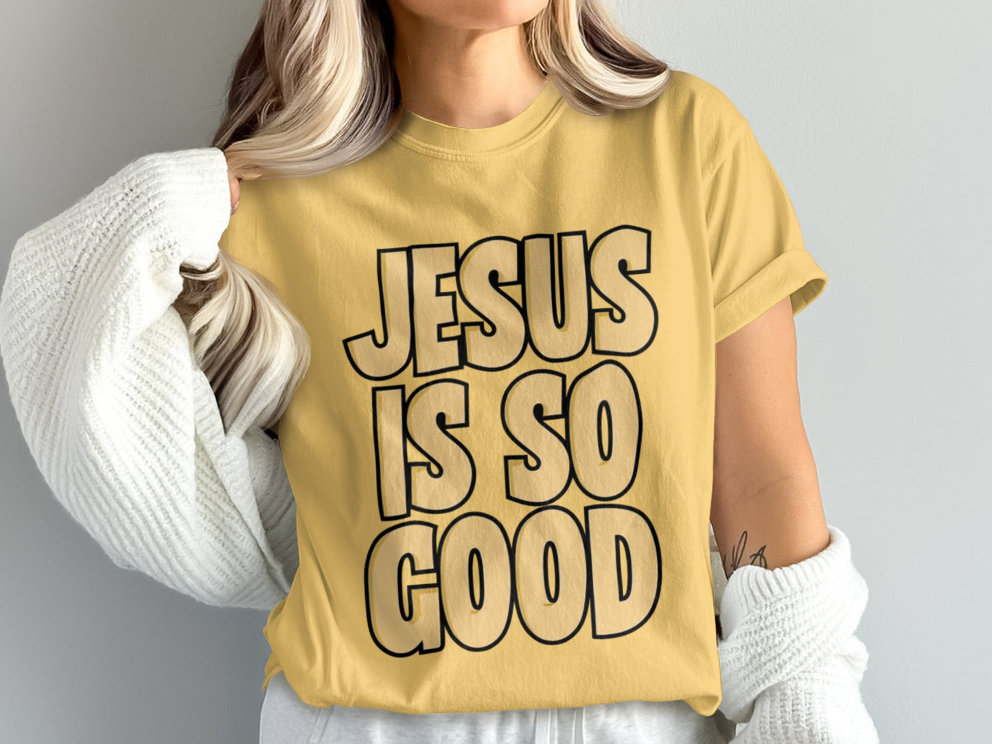 JESUS IS SO GOOD Printed Casual Shirt for Unisex