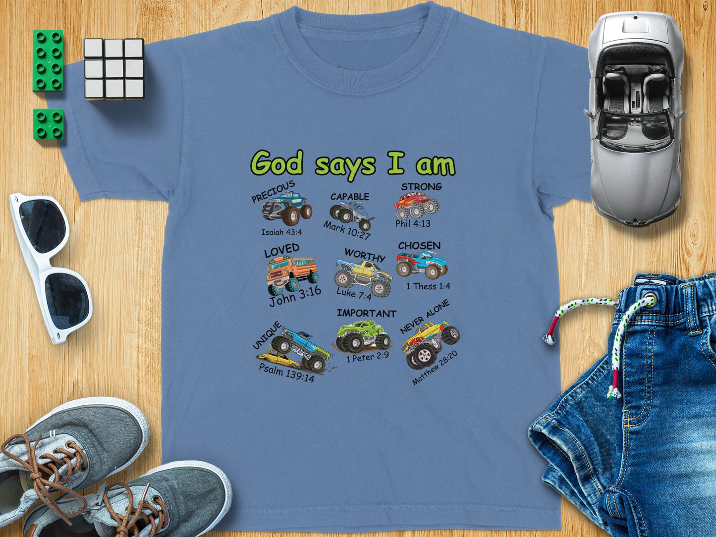 God Says I Am Inspirational Graphic T-Shirt