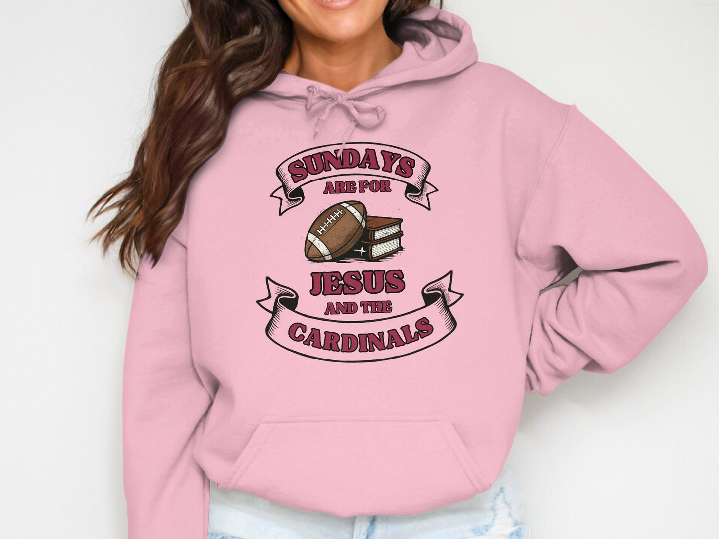 Sundays Are For Jesus And The Cardinals Hoodie product
