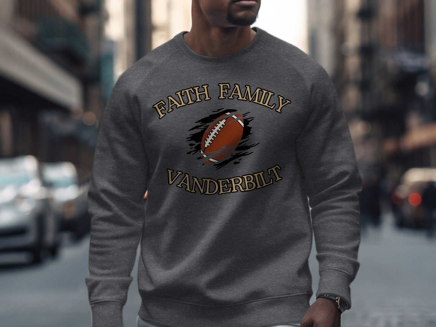 Faith Family Vanderbilt Football Sweatshirt product type