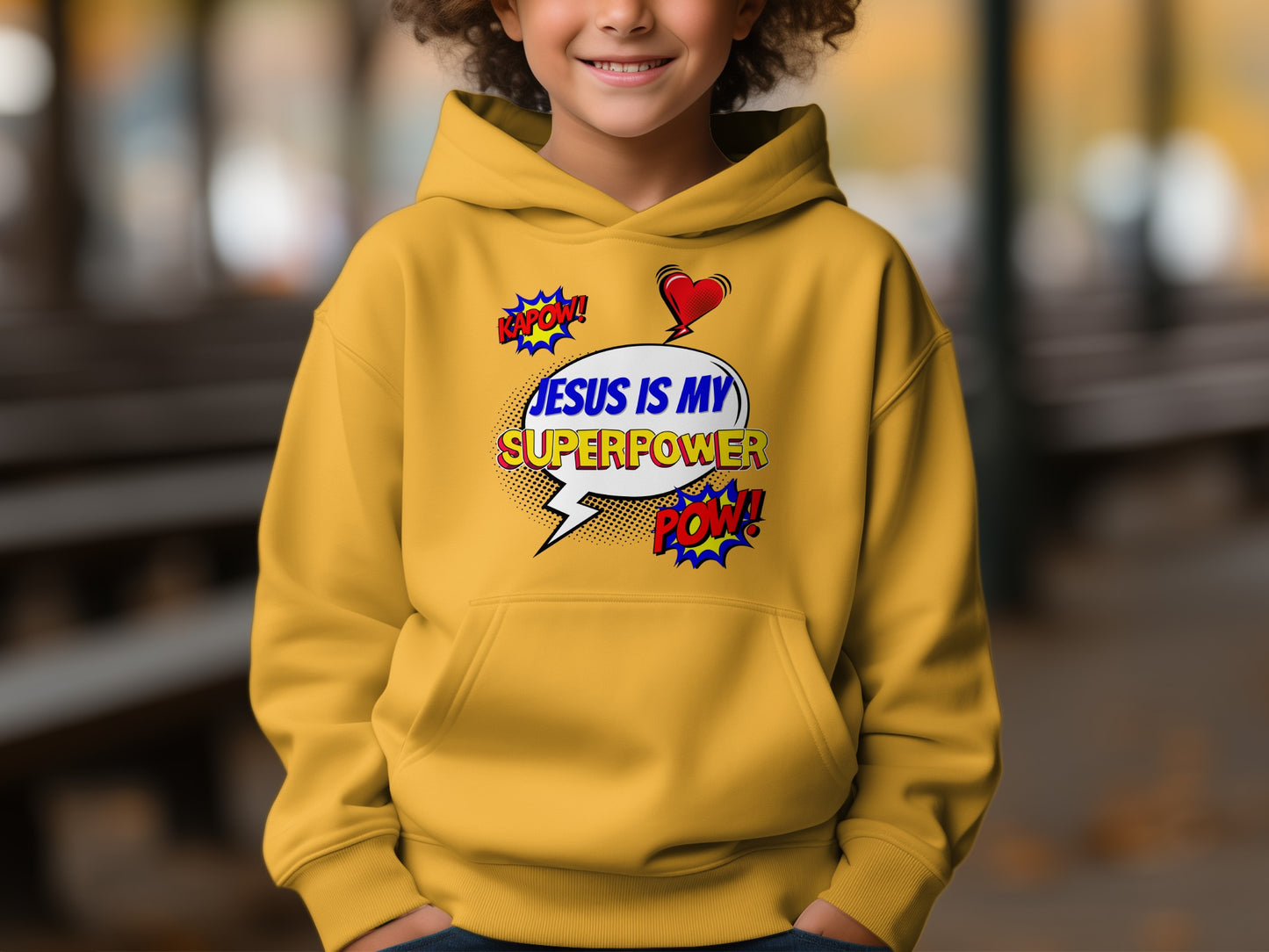Jesus Is My Superpower Graphic Hoodie