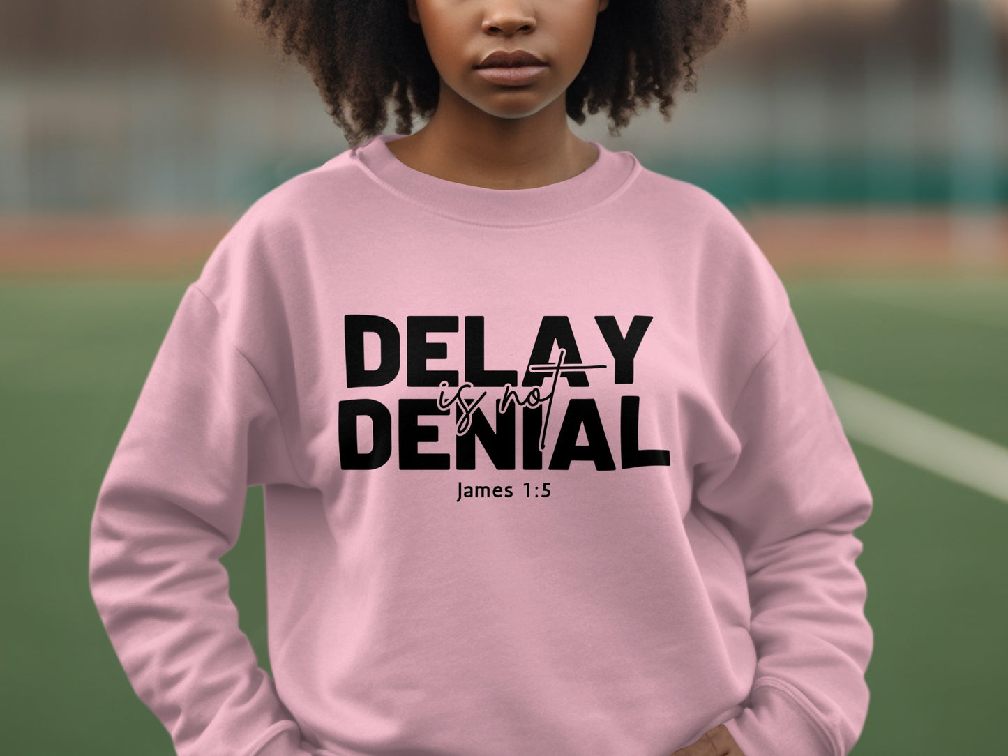 Delay Is Not Denial James 1:5 Sweatshirt product type