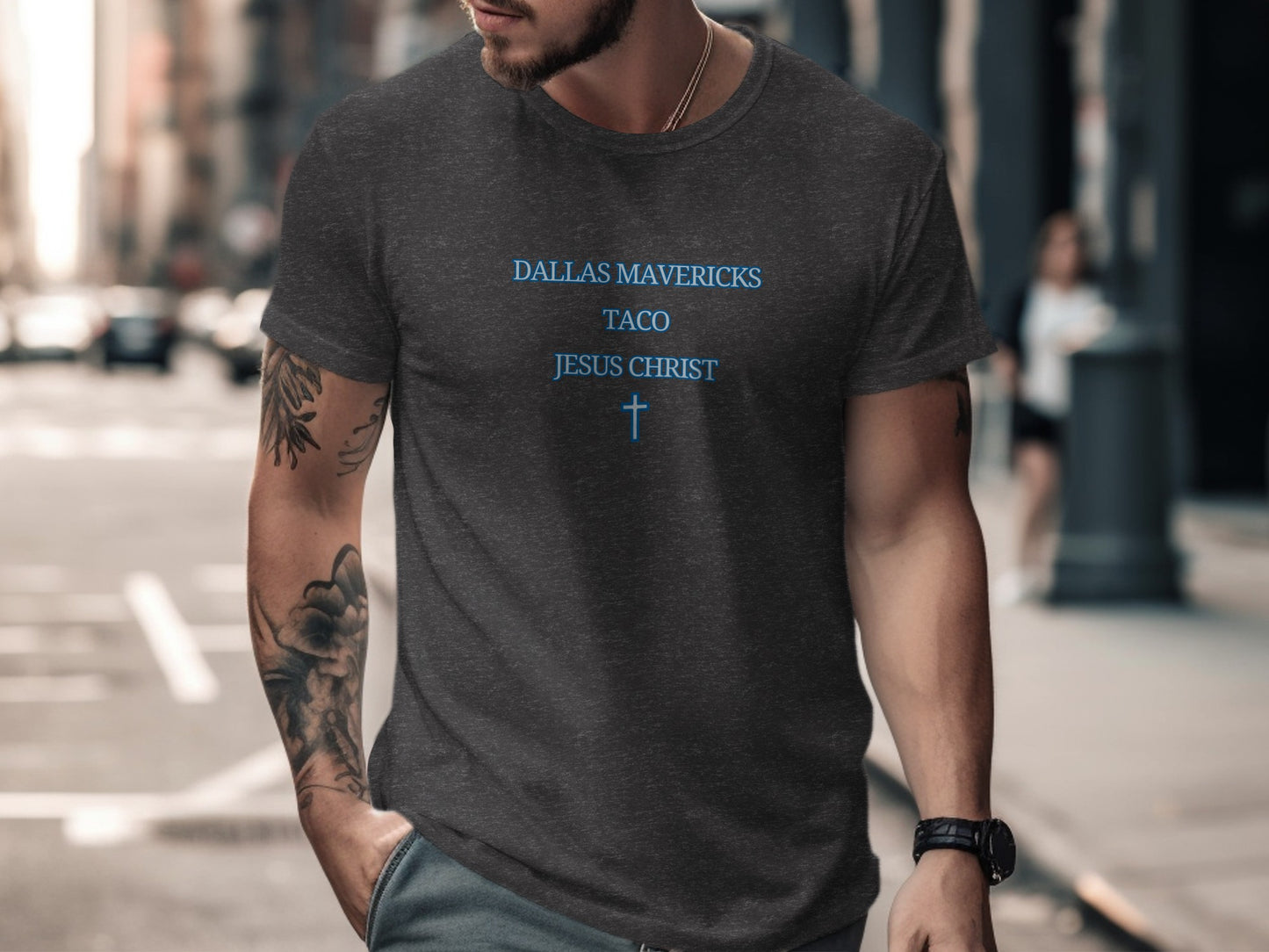 Dallas Mavericks Taco Jesus Christ Graphic T-Shirt