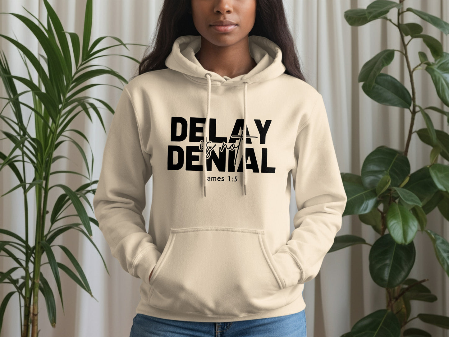 Motivational Delay Isn't Denial Quote Hoodie product