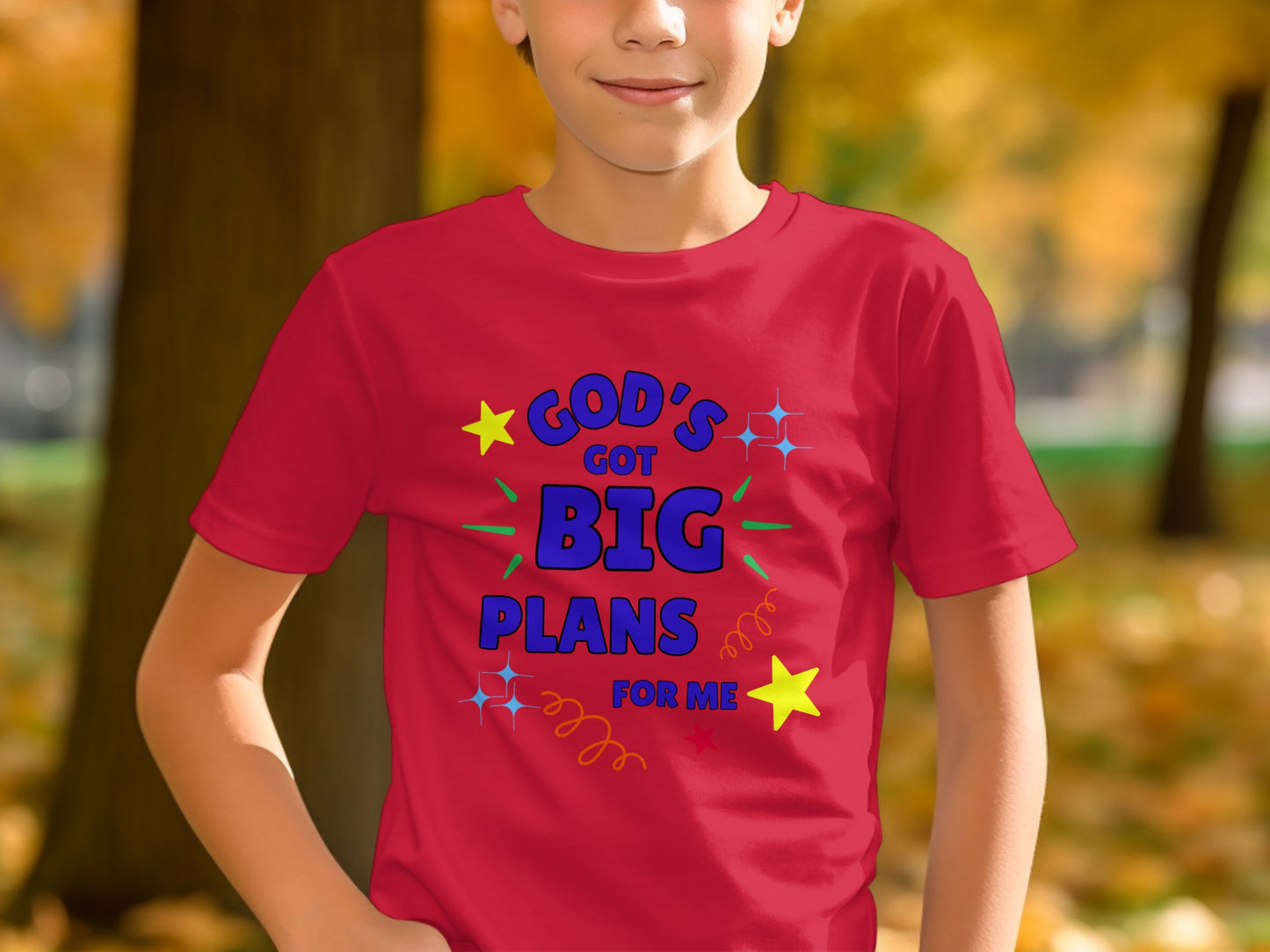 God's Got Big Plans for Me Inspirational T-shirt