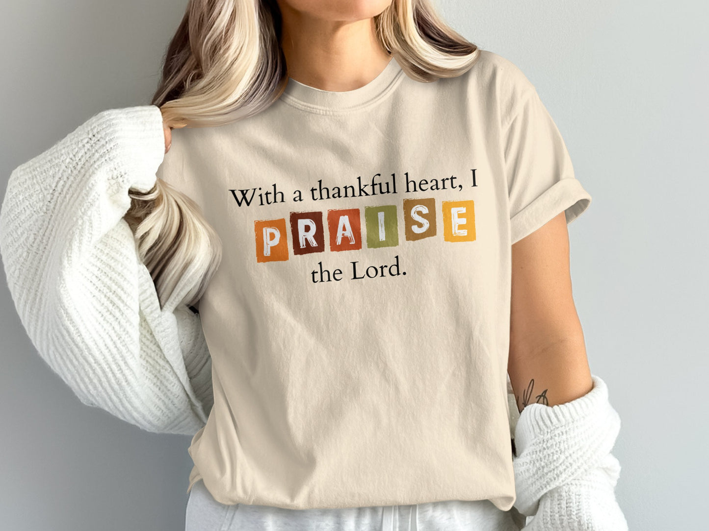 With a thankful heart I praise the Lord top