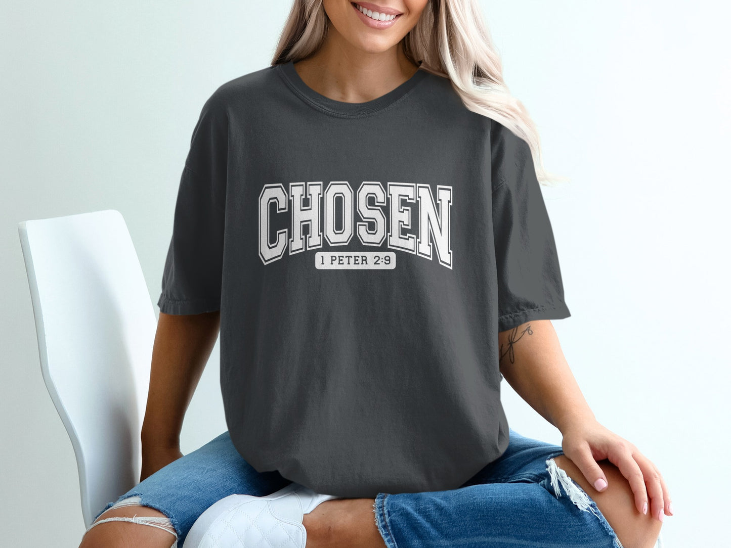 Chosen 1 Peter 2:9 Graphic Tee For Stylish Outfits