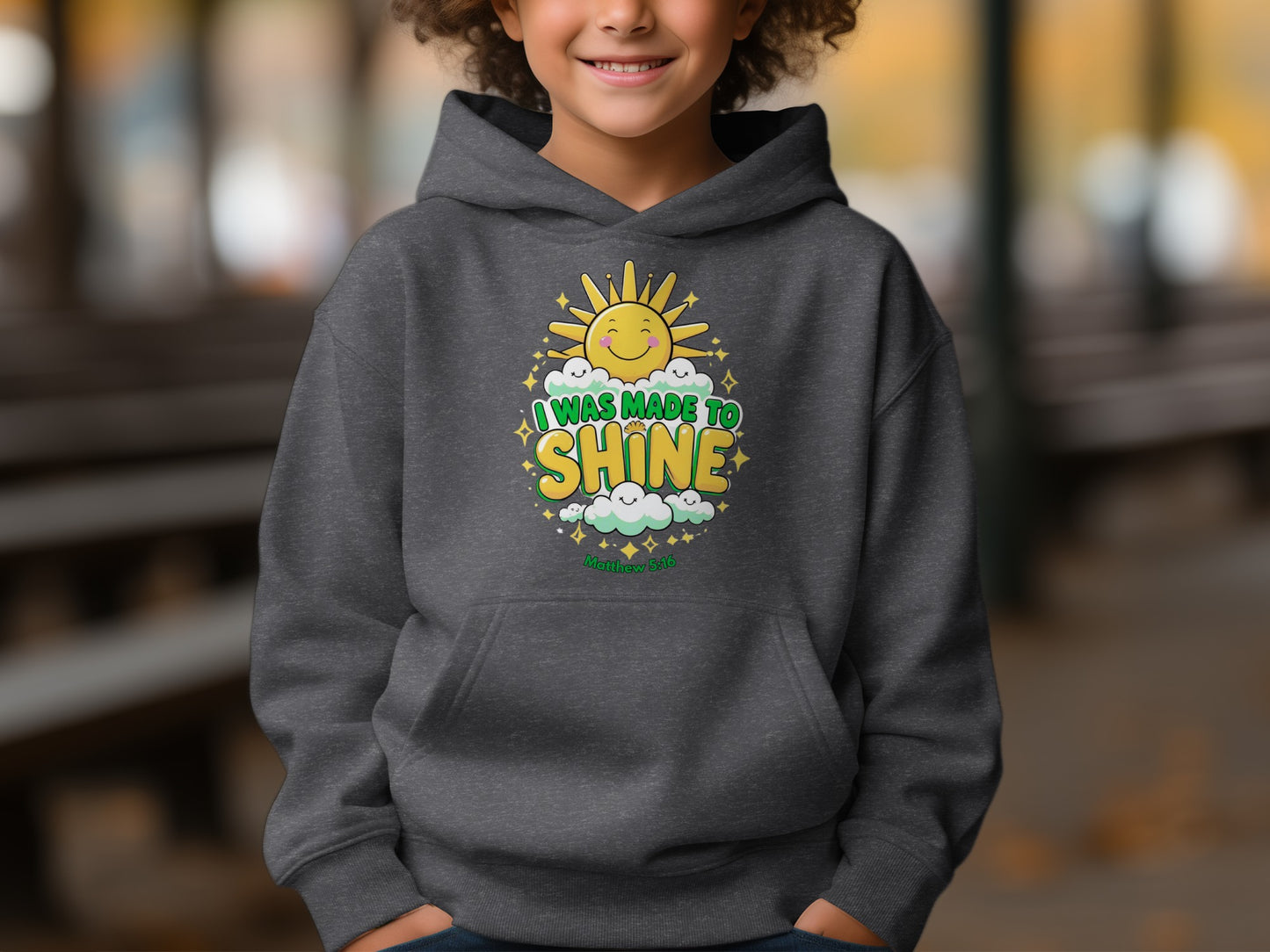 I Was Made to Shine Graphic Hoodie Great Gift Idea