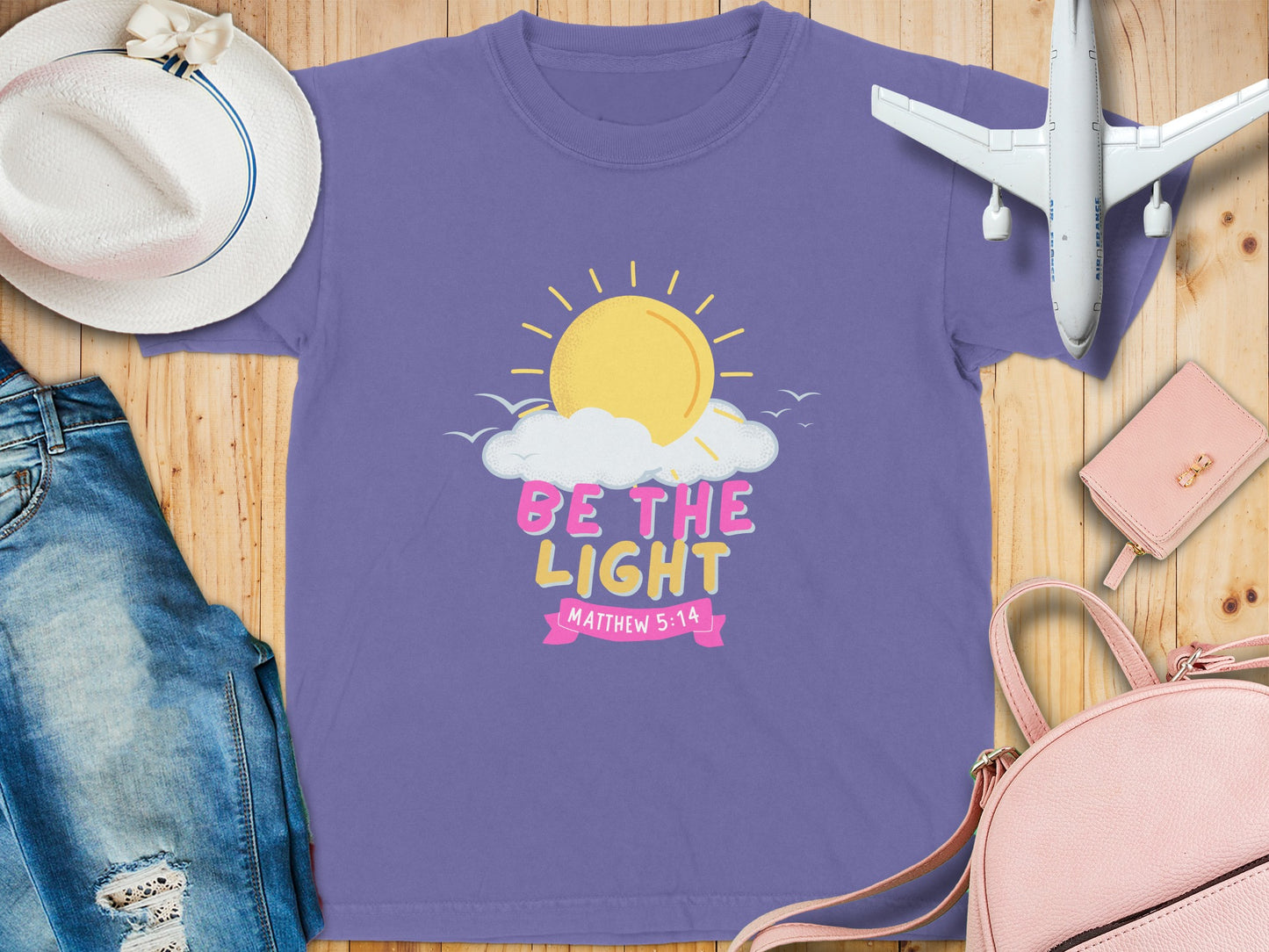 Be the Light Matthew 5 14 Inspirational Shirt