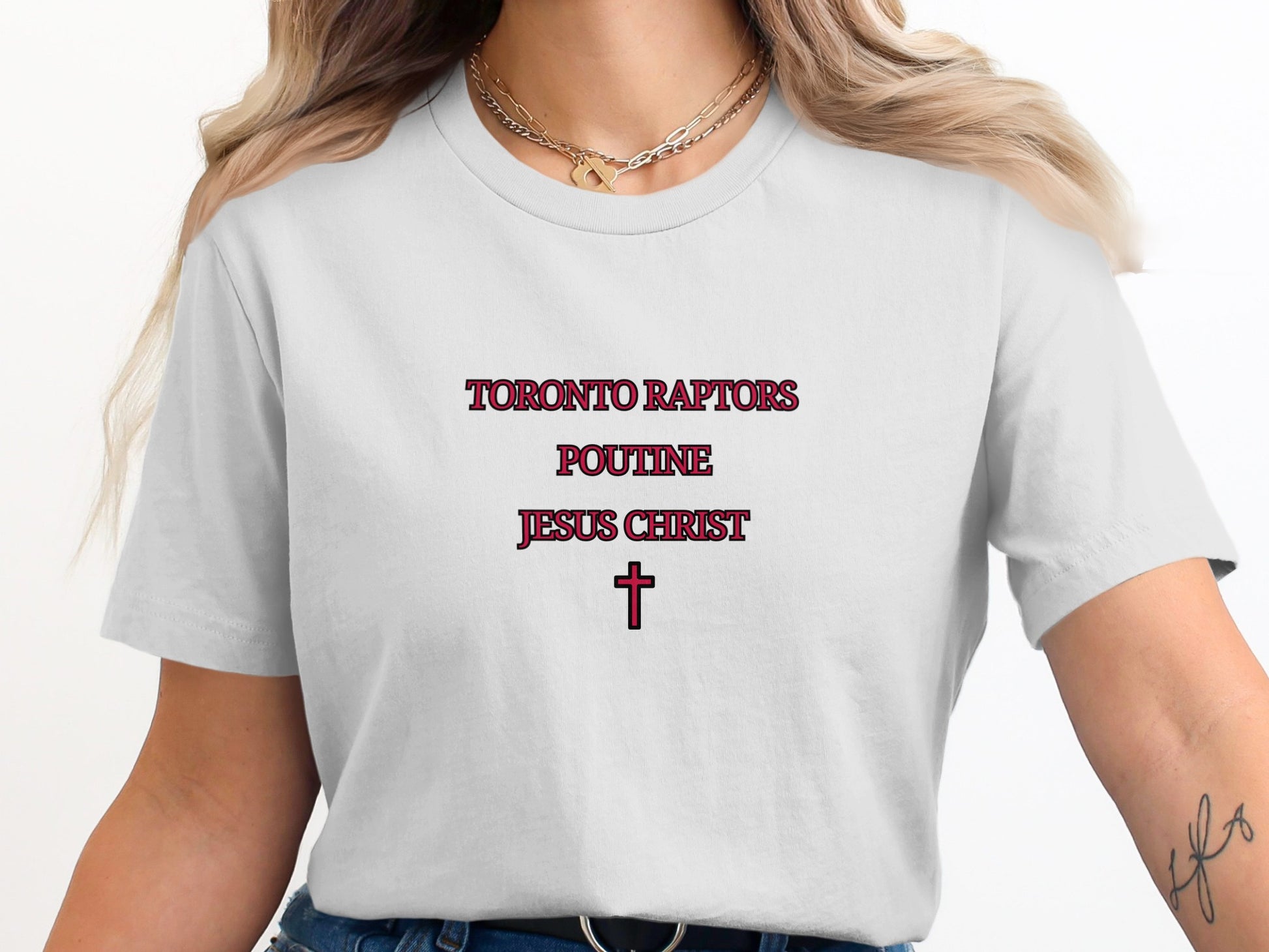 Toronto Raptors Poutine Jesus Christ T-shirt