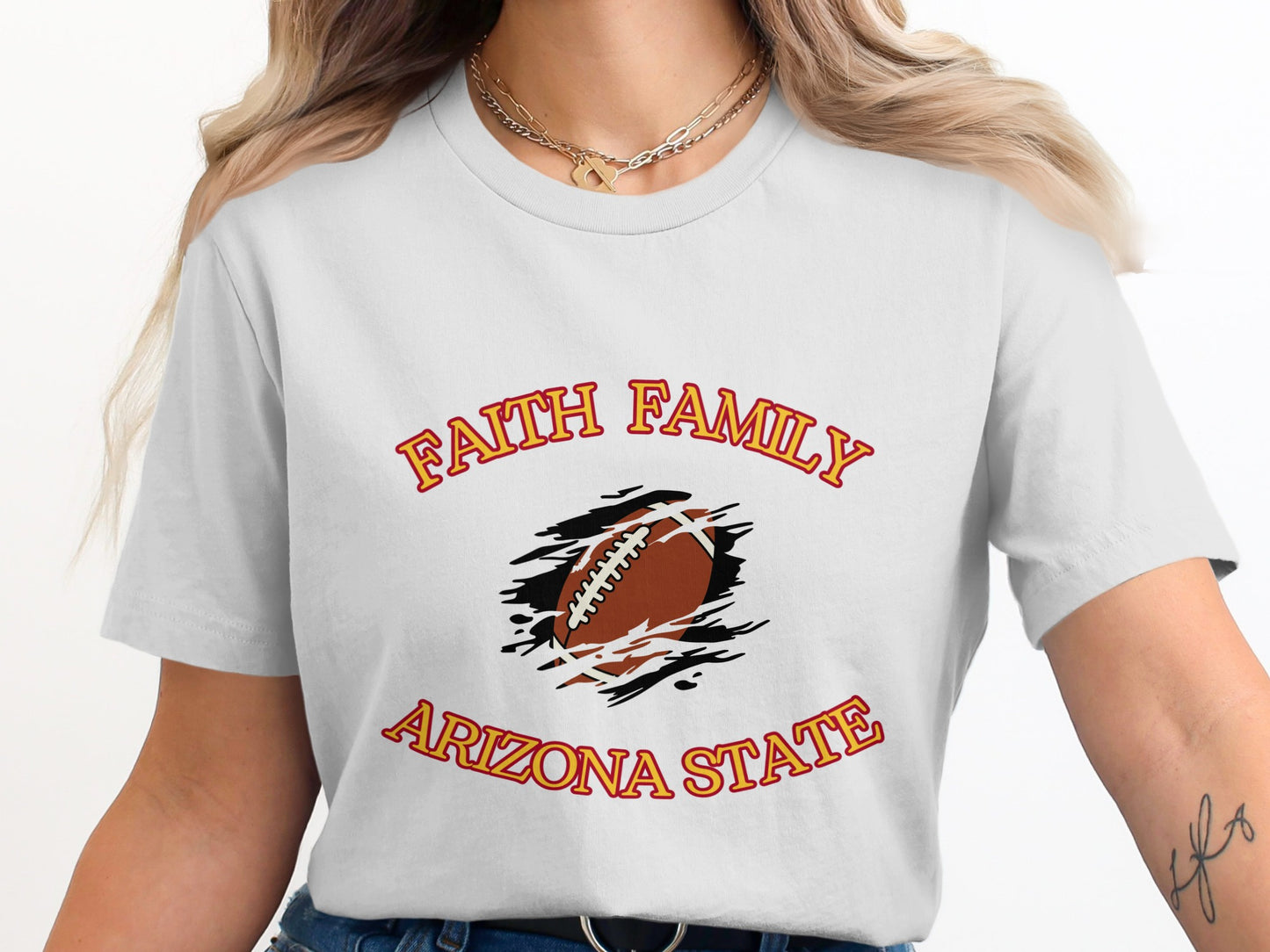 Faith Family Arizona State Graphic Tee