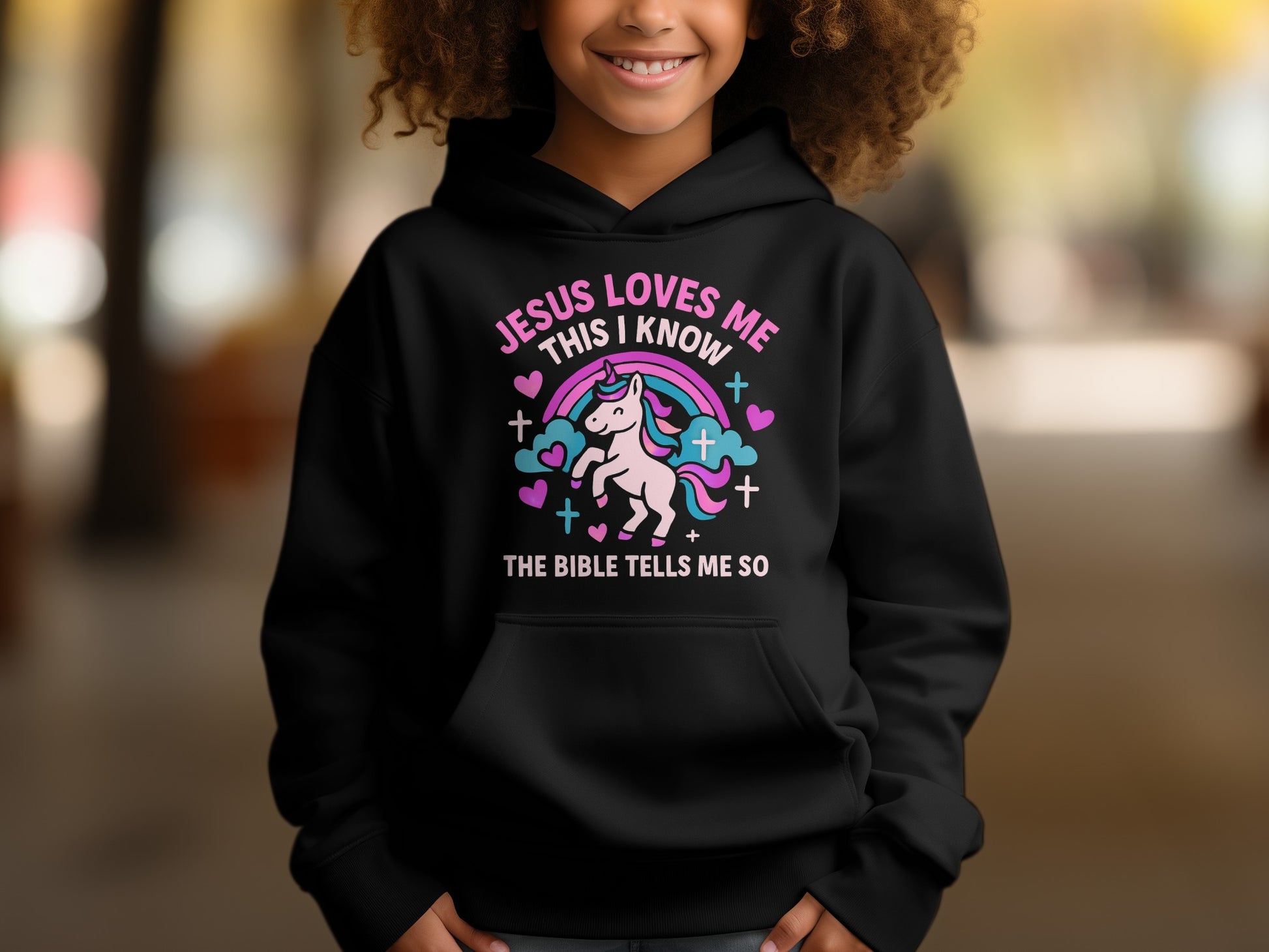 Jesus Loves Me This I Know Hoodie Product