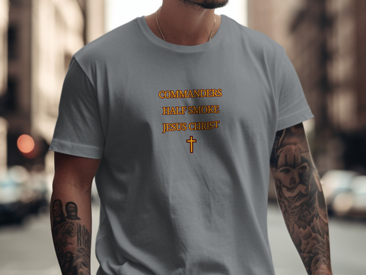 Commanders Half Smoke Jesus Christ T-shirt product