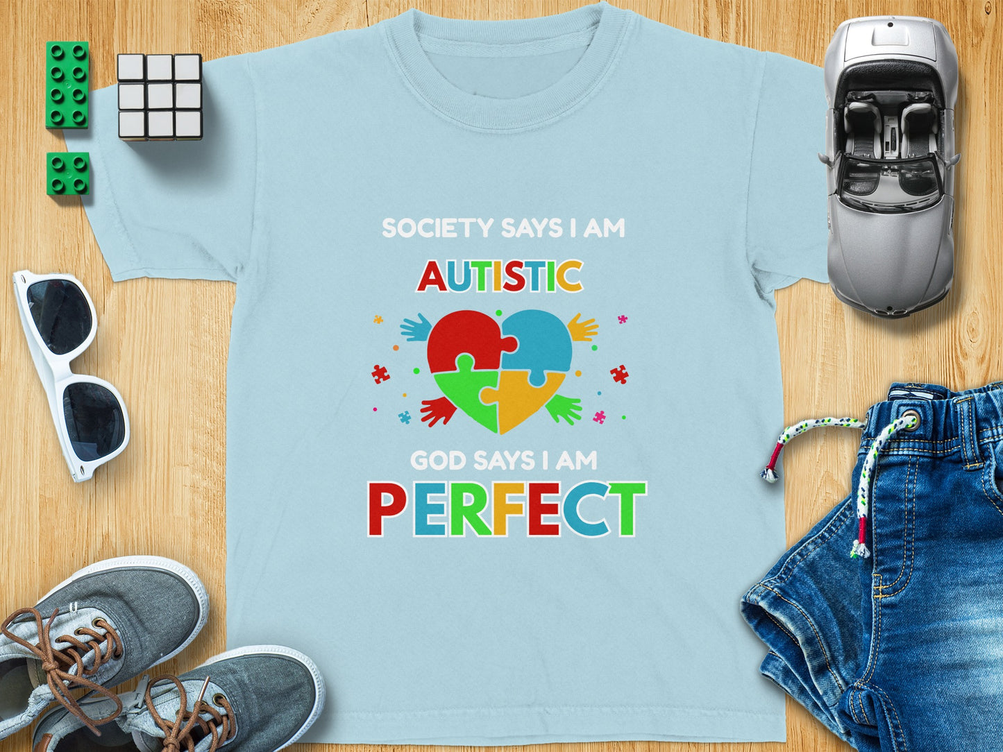 Society Says I Am Autistic God Says I Am Perfect Shirt