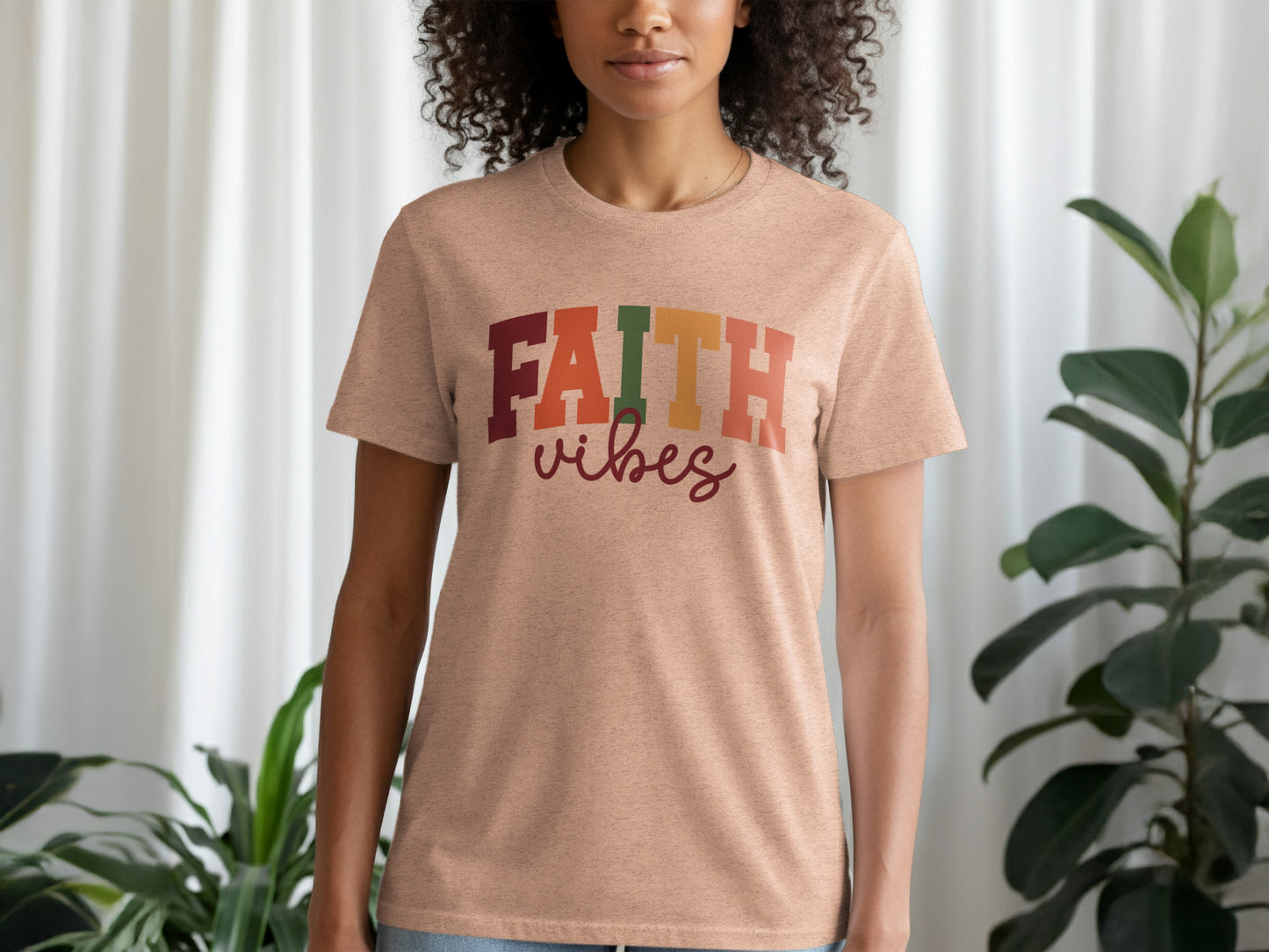 Faith Vibes Graphic T-Shirt for All Casual Occasions