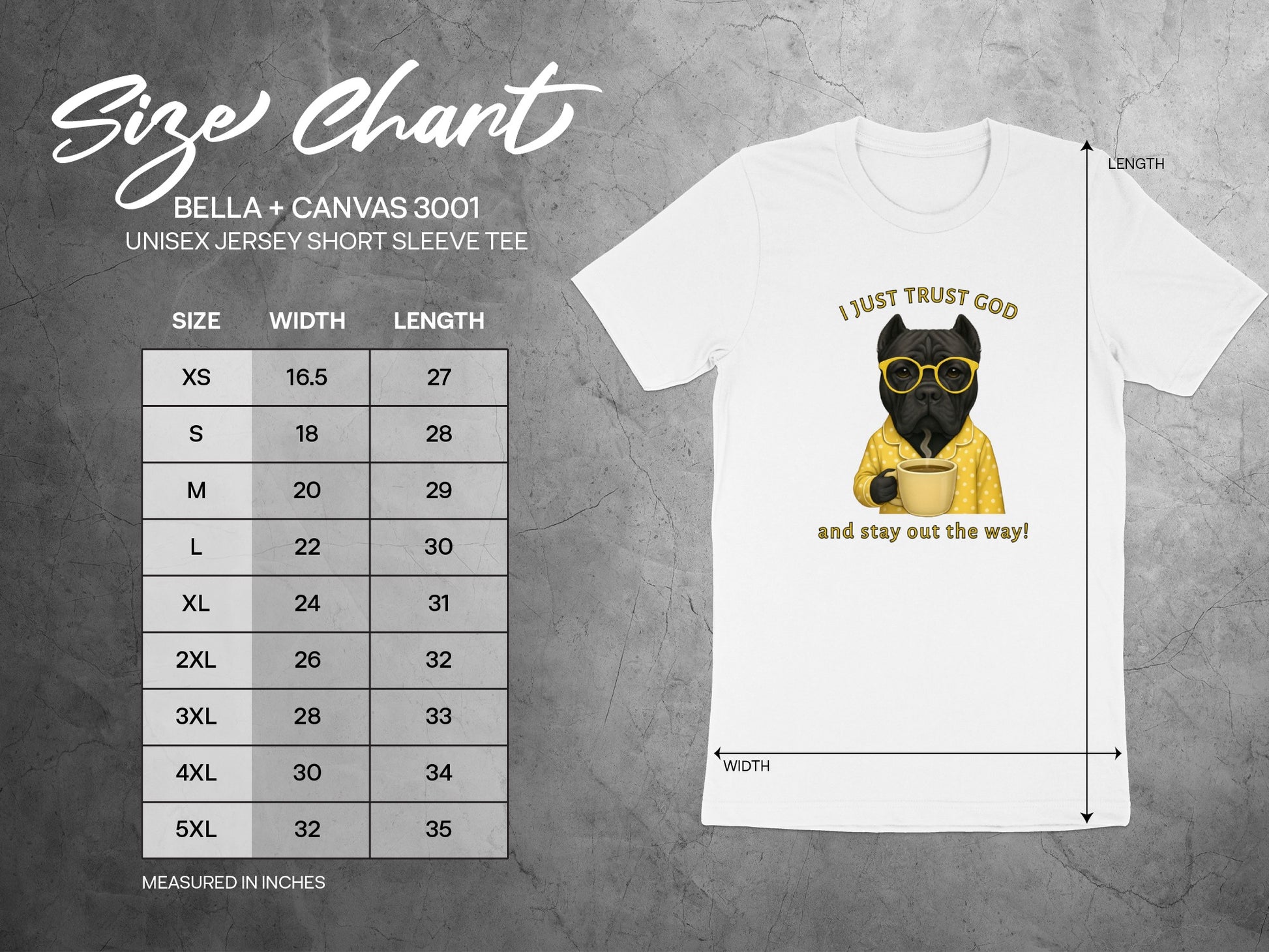 I Just Trust God And Stay Out The Way Tee