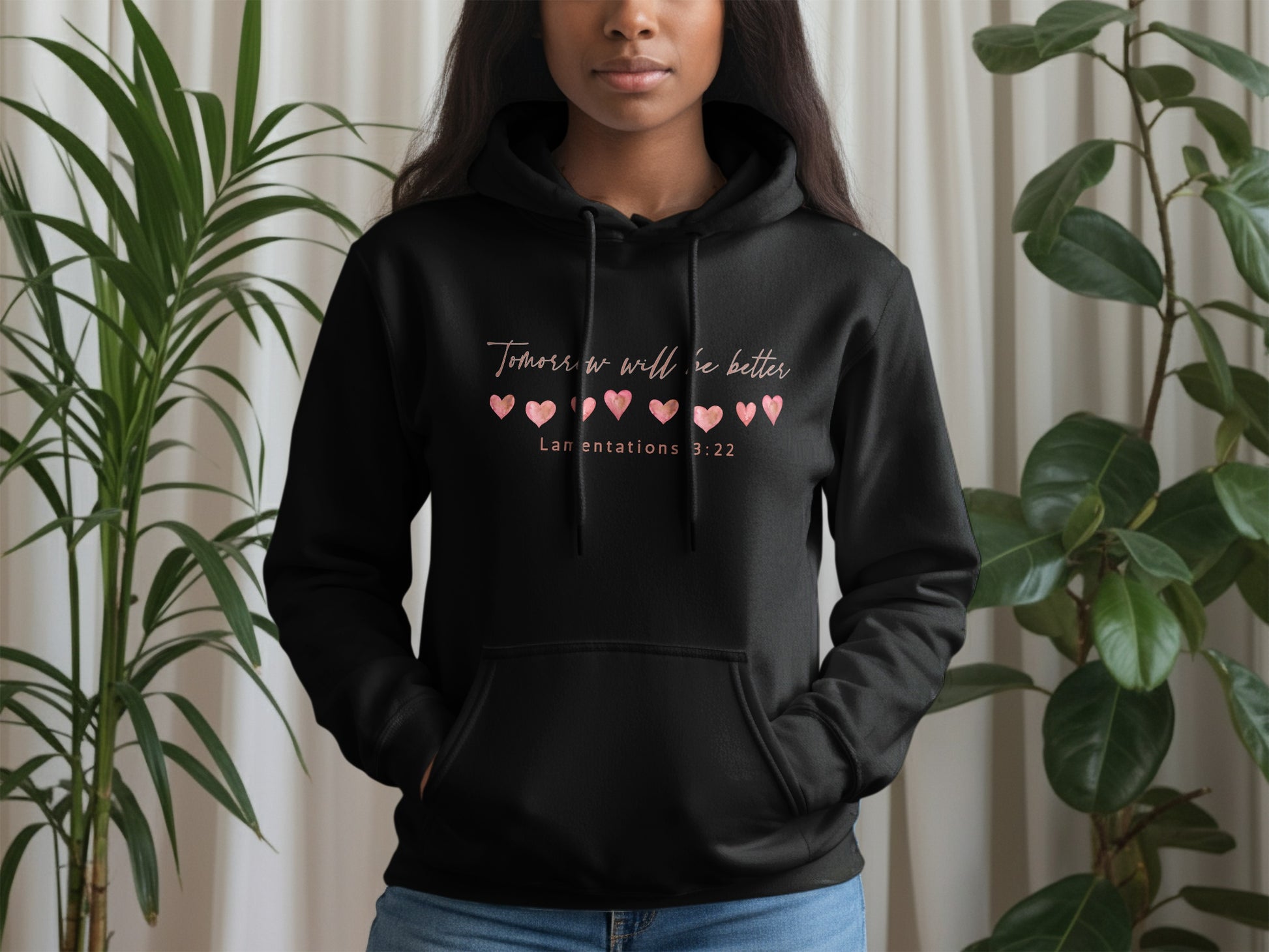 Inspirational Lamentations 3:22 Quote Hoodie product