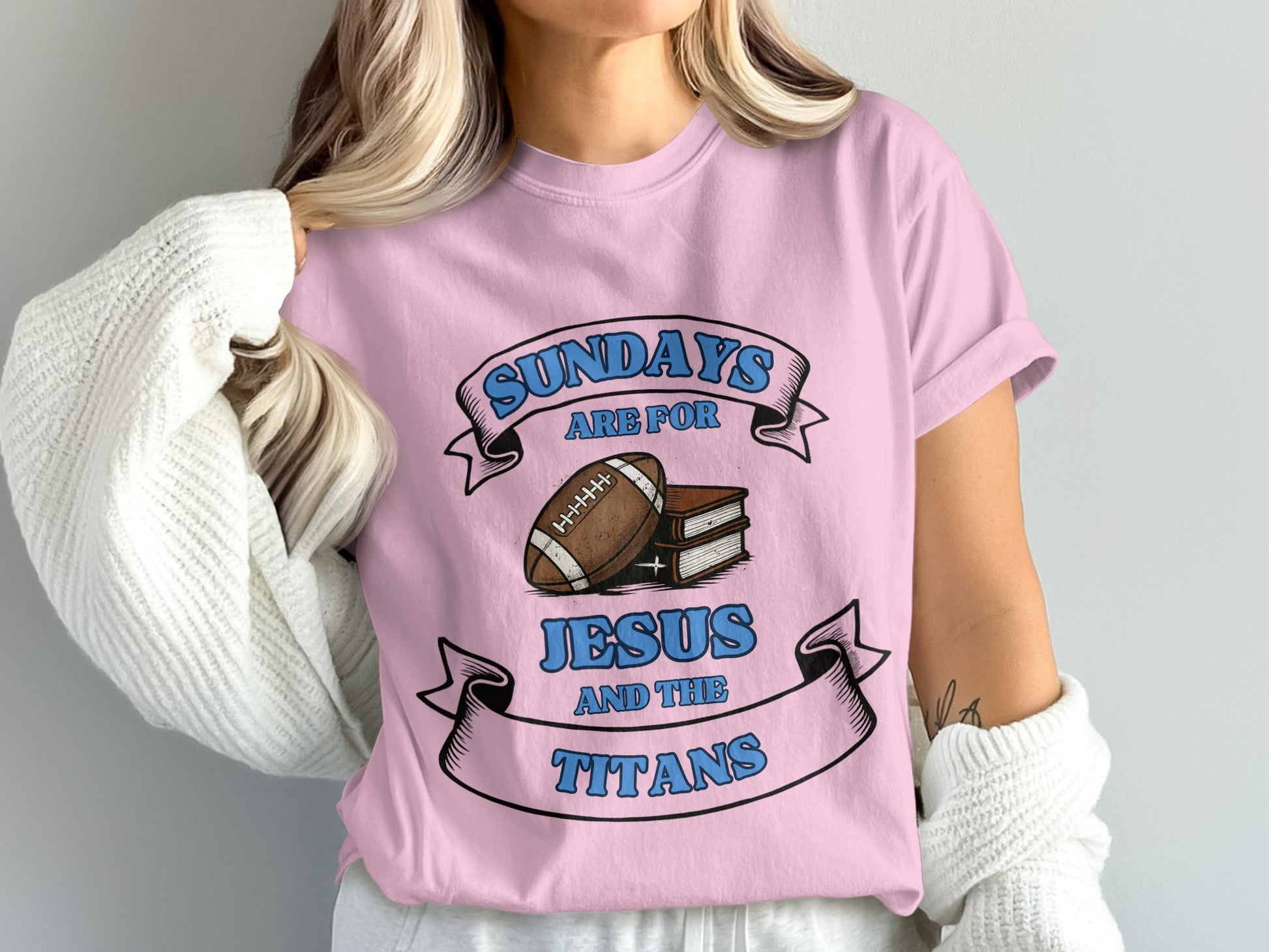 Sundays Are For Jesus And The Titans T-Shirt product