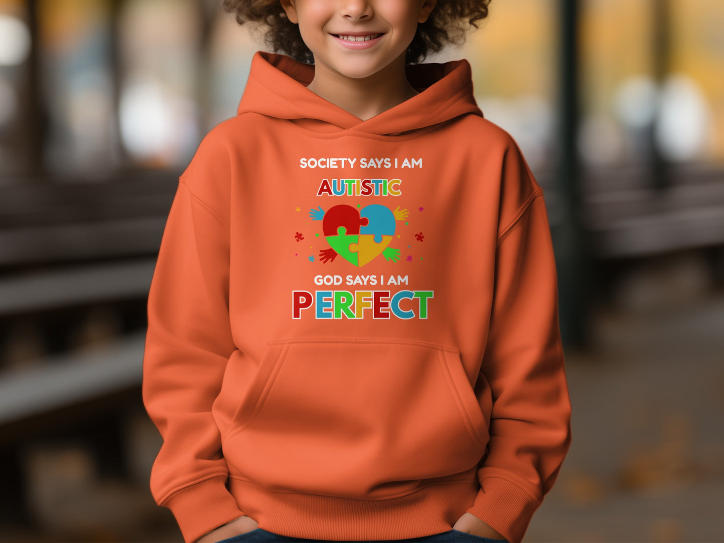 Society Says I Am Autistic God Says I Am Perfect Hoodie