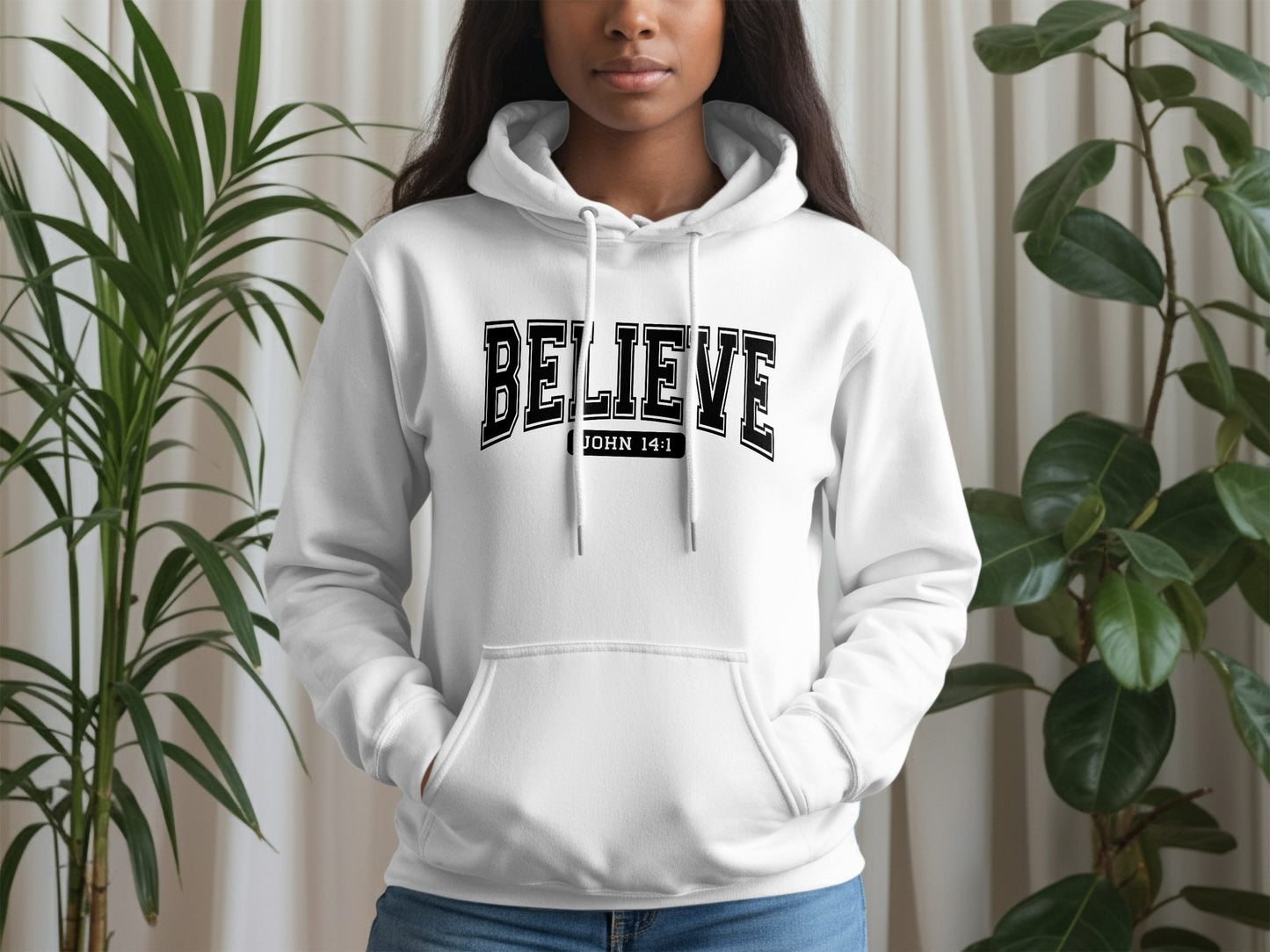 Believe John 14:1 Inspirational Hoodie Product