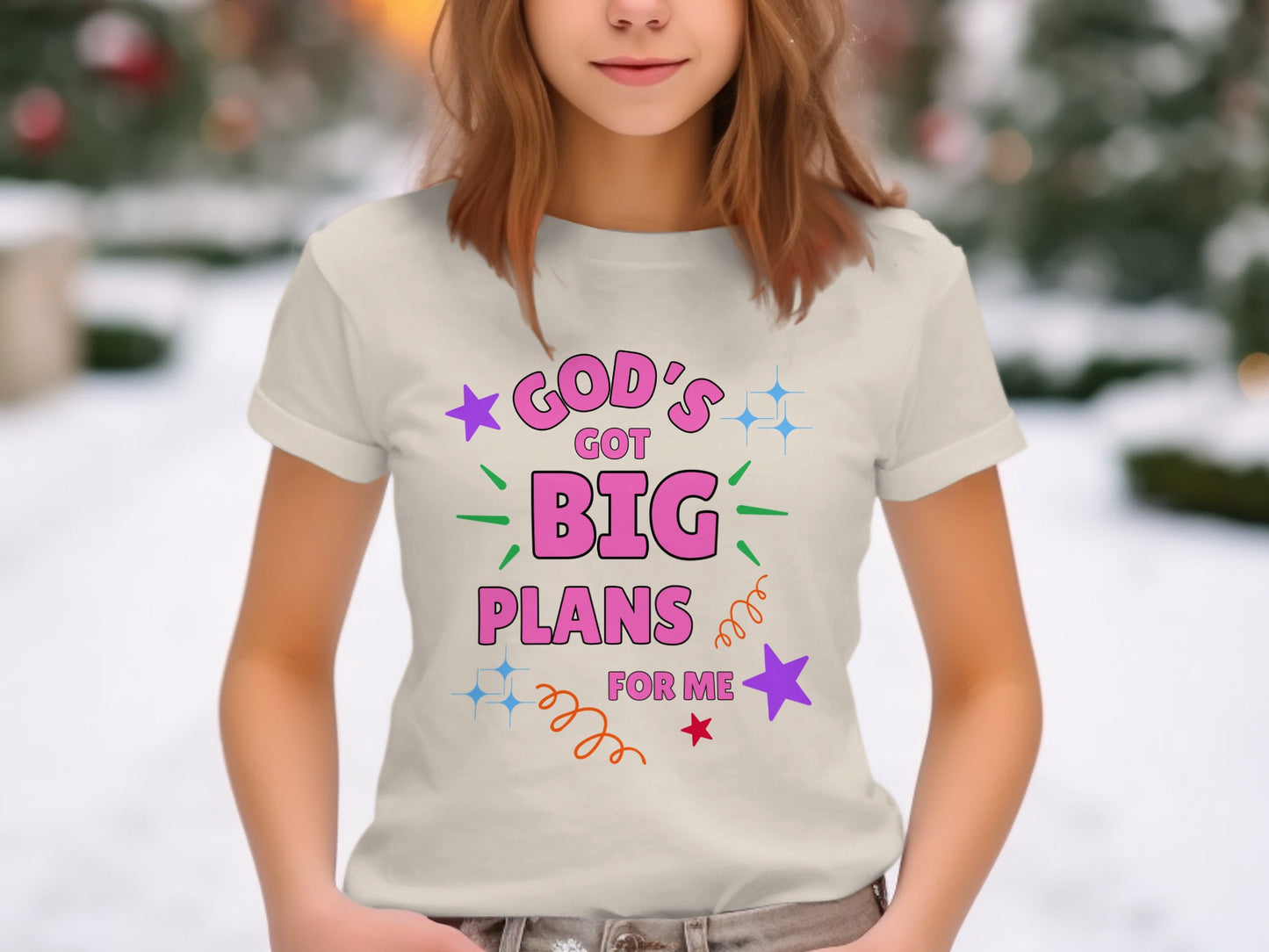 GOD'S GOT BIG PLANS FOR ME Colorful Shirt