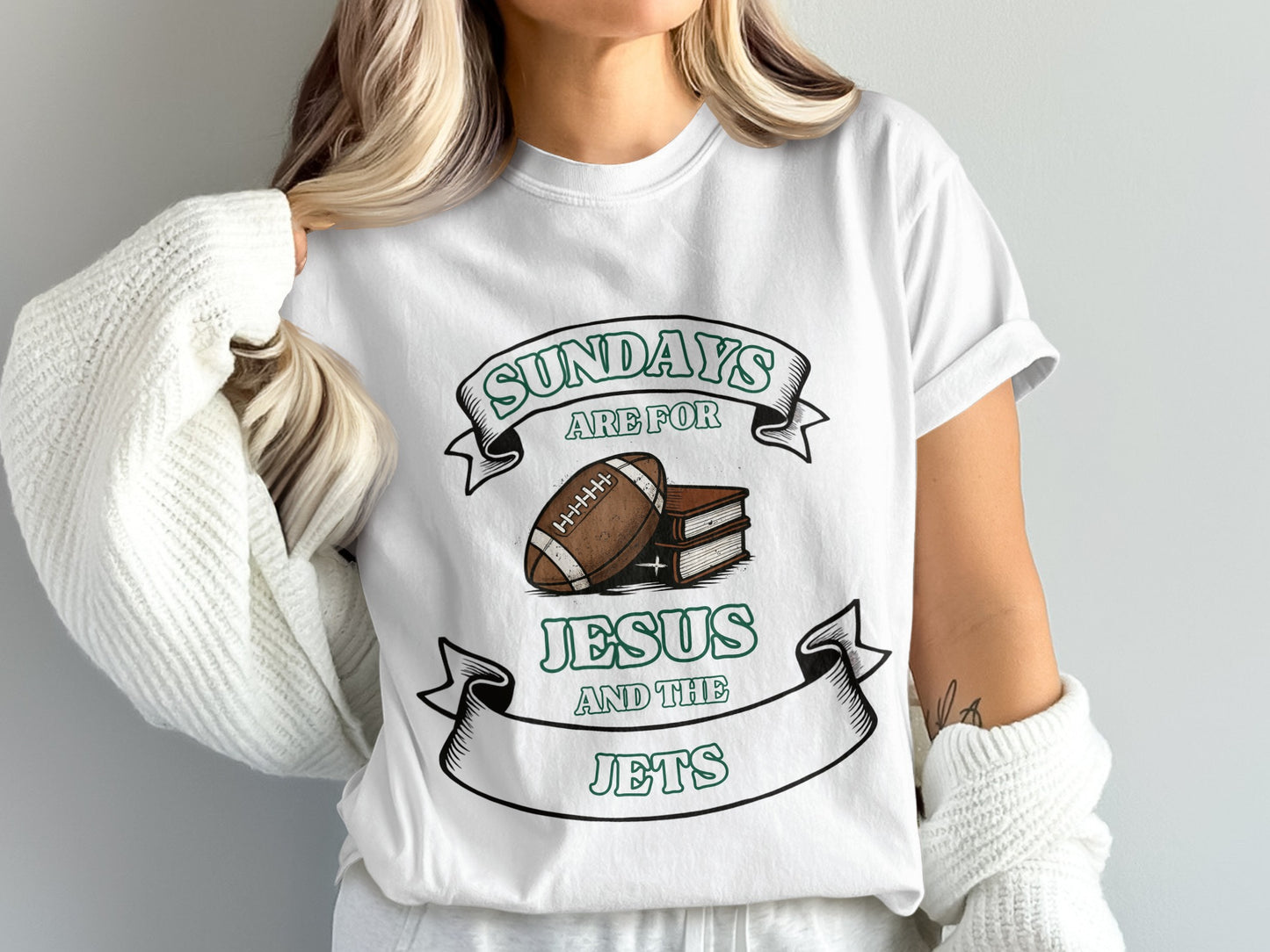 Sundays Are For Jesus And The Jets T-shirt product